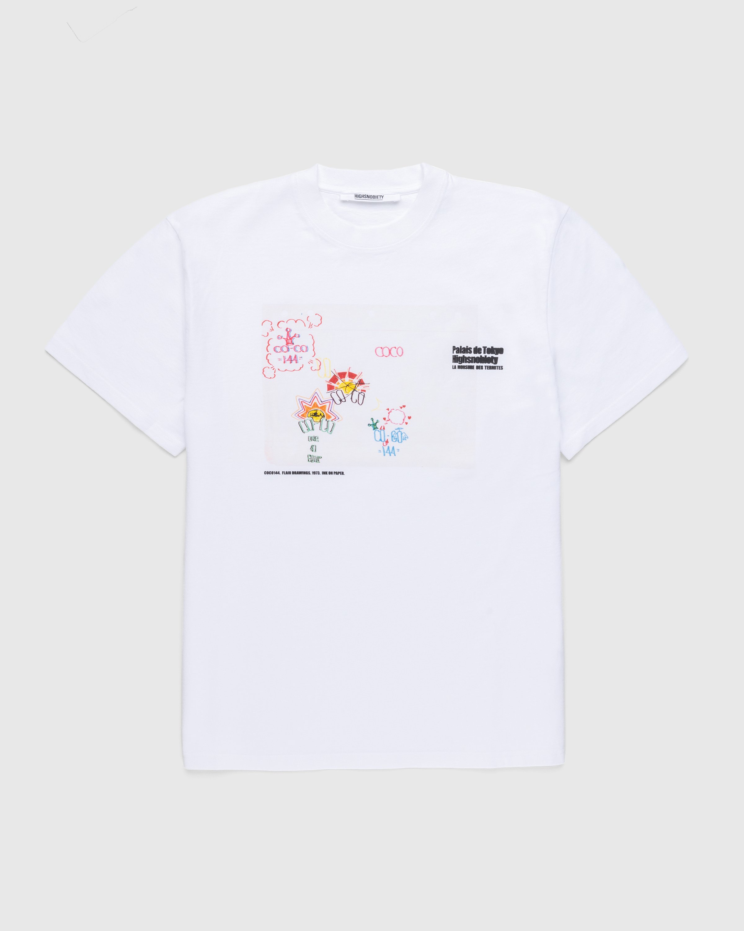 Palais de Tokyo x Highsnobiety - COCO 144 T-Shirt White - Clothing - White - Image 1