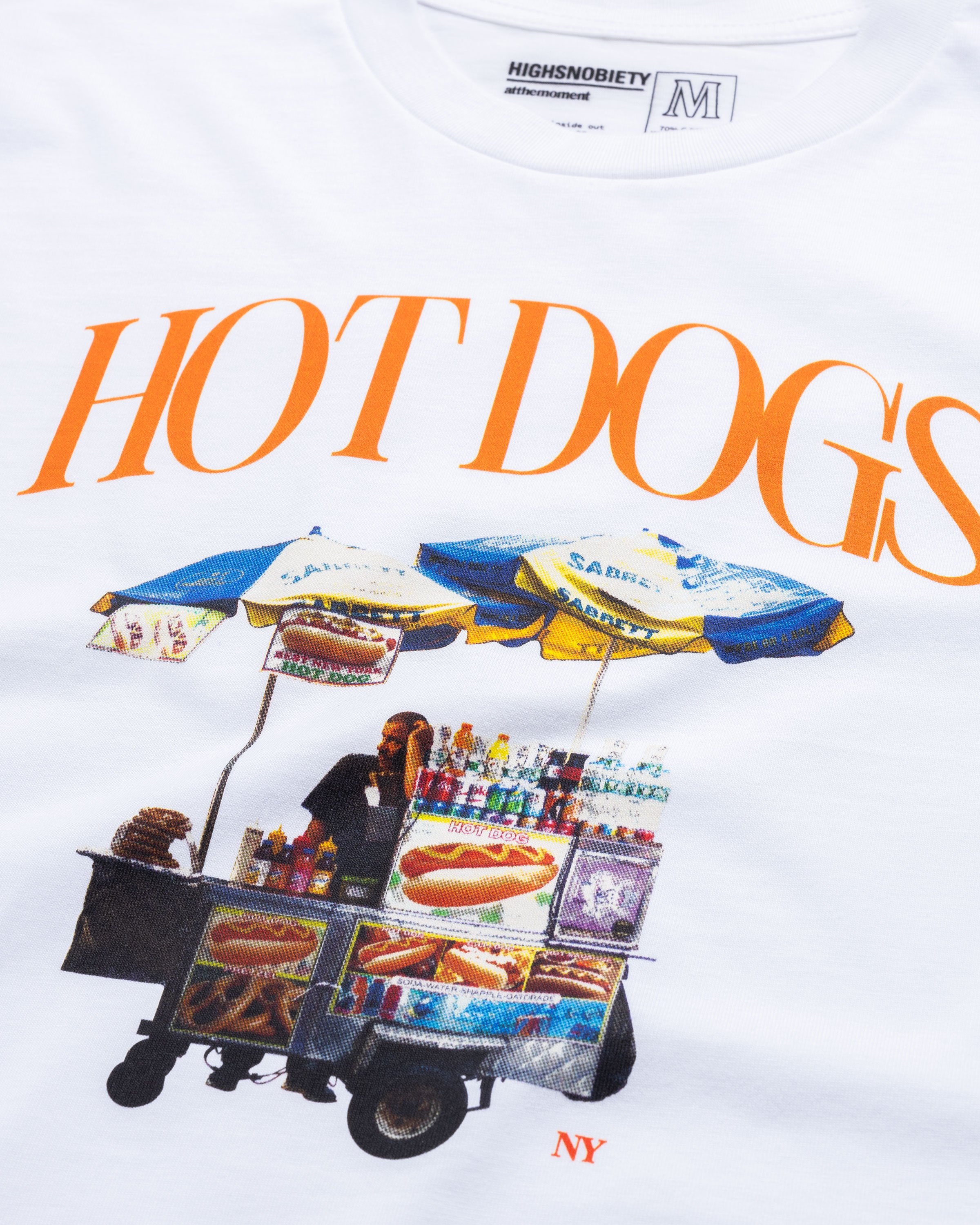 At The Moment x Highsnobiety - Hot Dog T-Shirt - Clothing - White - Image 5