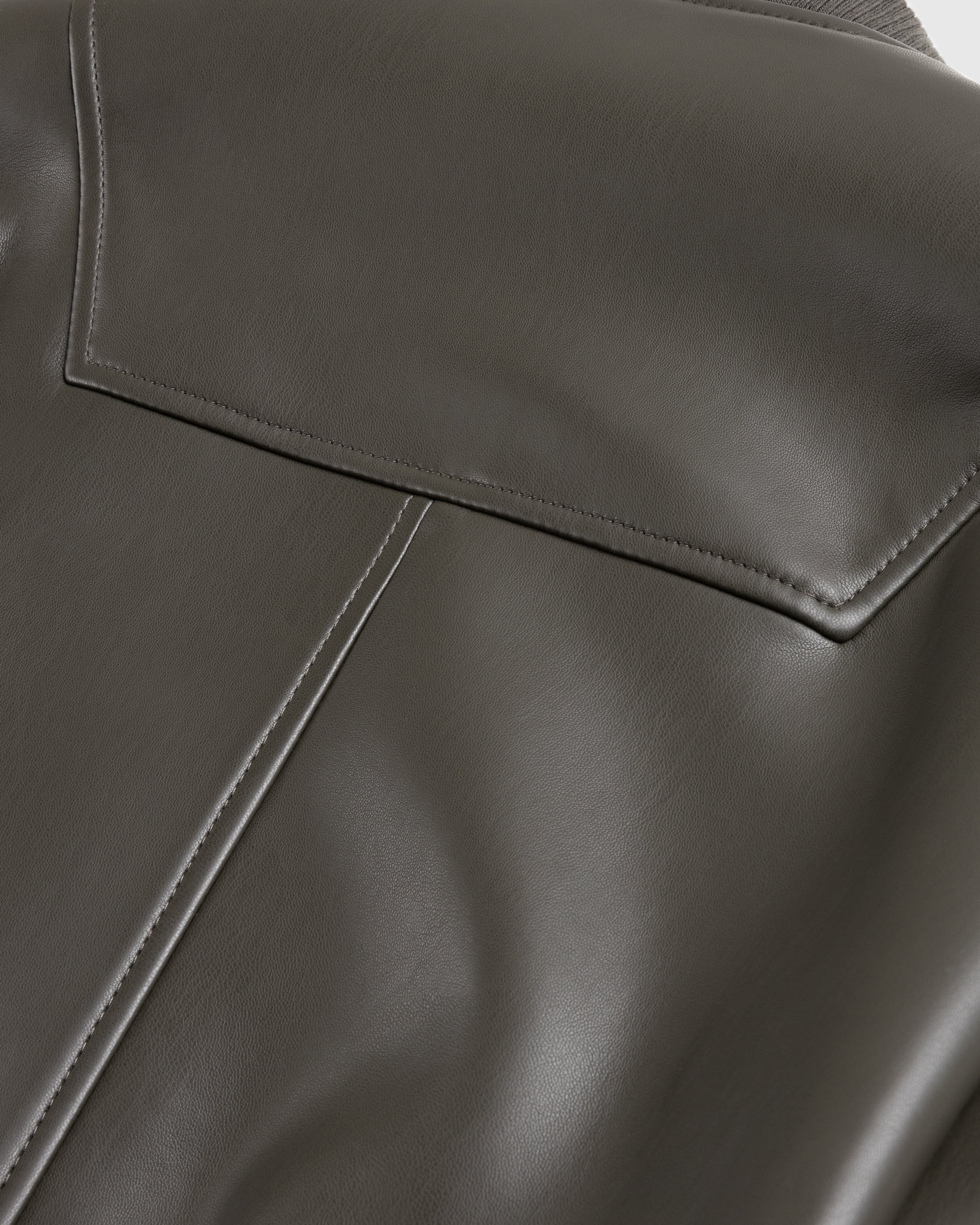 Trussardi - Jacket Faux Leather Bonded - Clothing - Green - Image 6