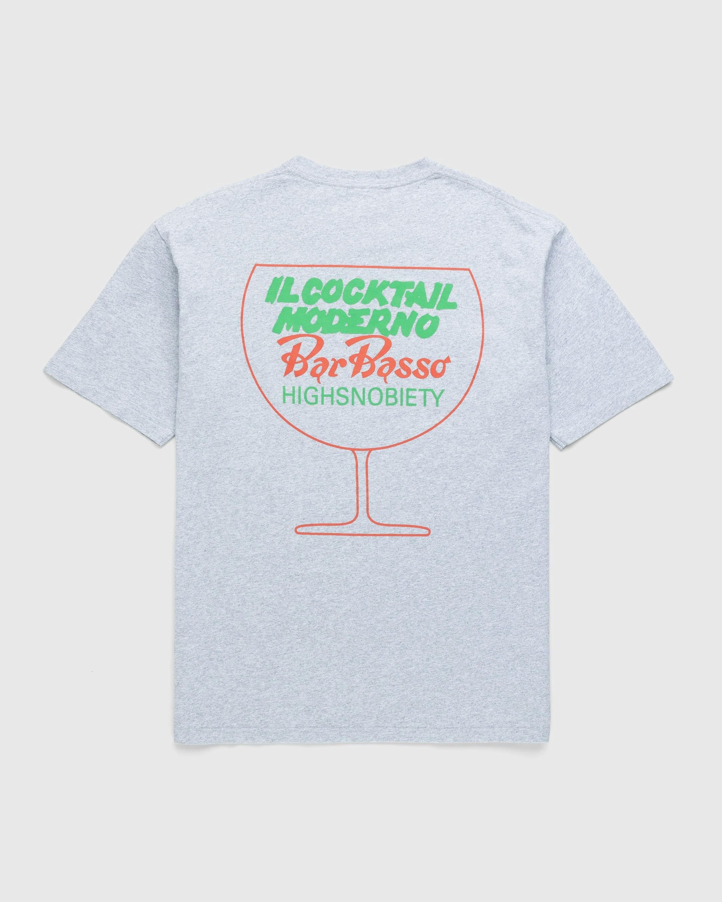 Bar Basso x Highsnobiety - Graphic T-Shirt Grey - Clothing - Grey - Image 1
