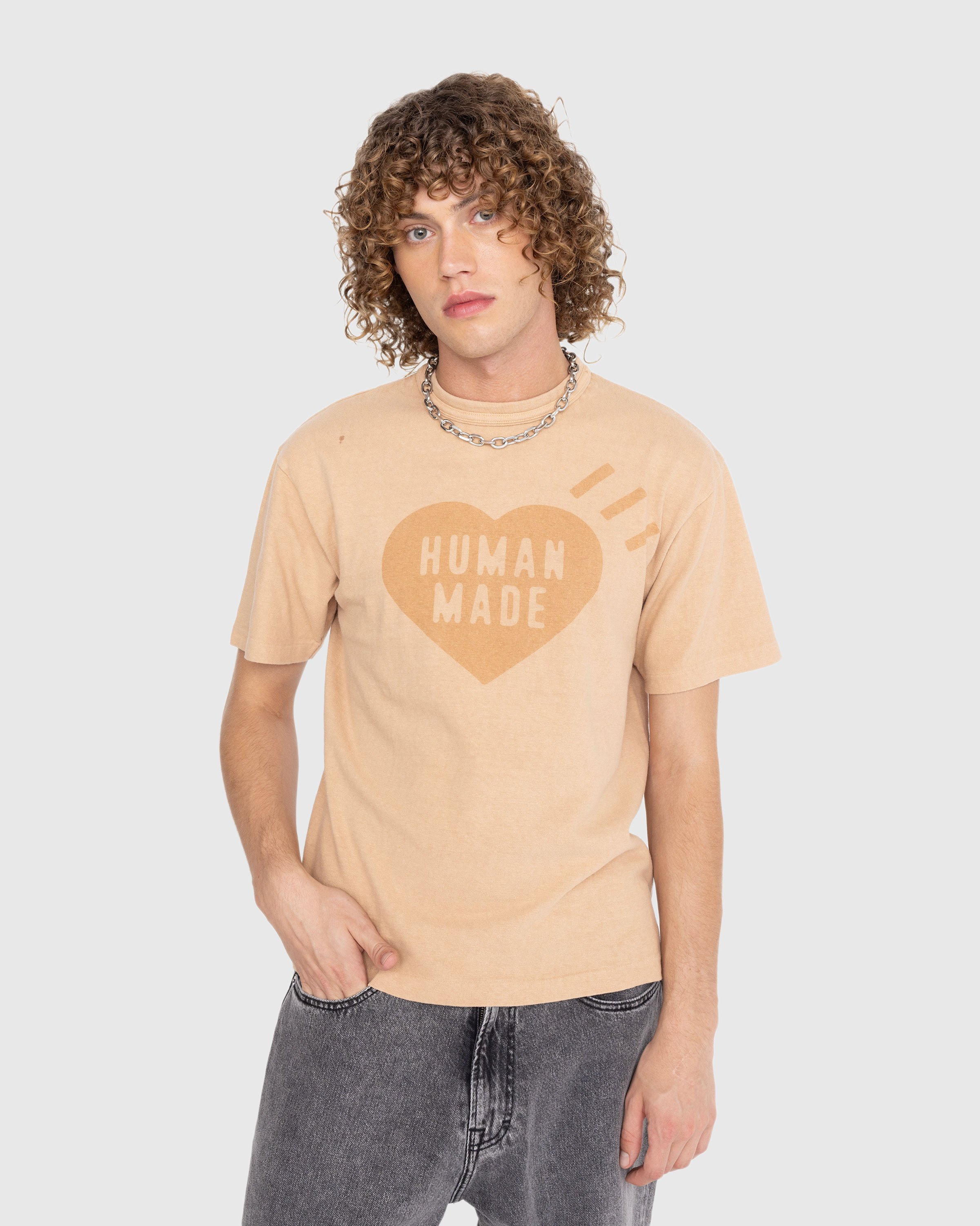 Human Made - Ningen-sei Plant Dyed T-Shirt Beige - Clothing - Beige - Image 2