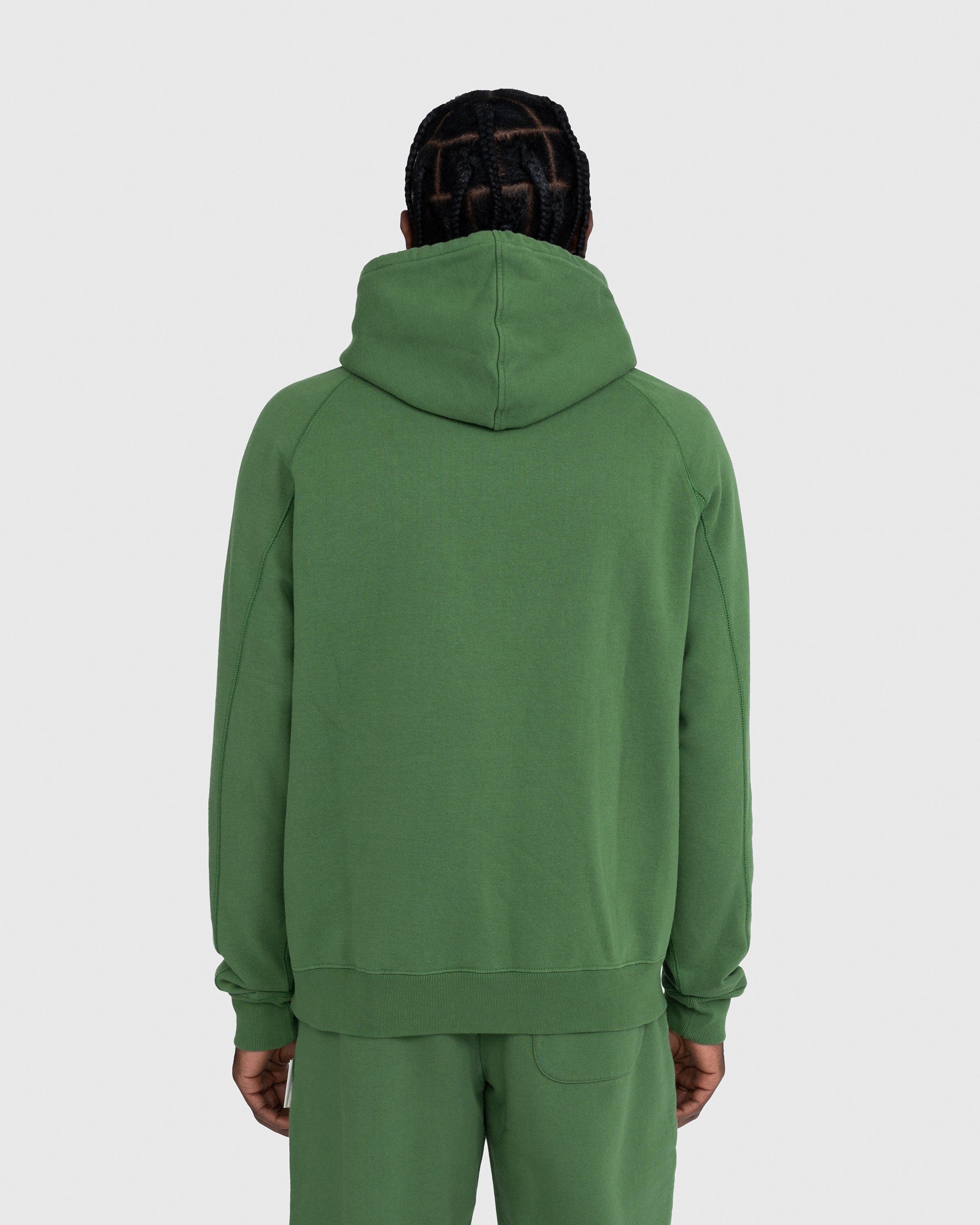Highsnobiety - Heavy Fleece Hoodie Dark Green - Clothing - Green - Image 3