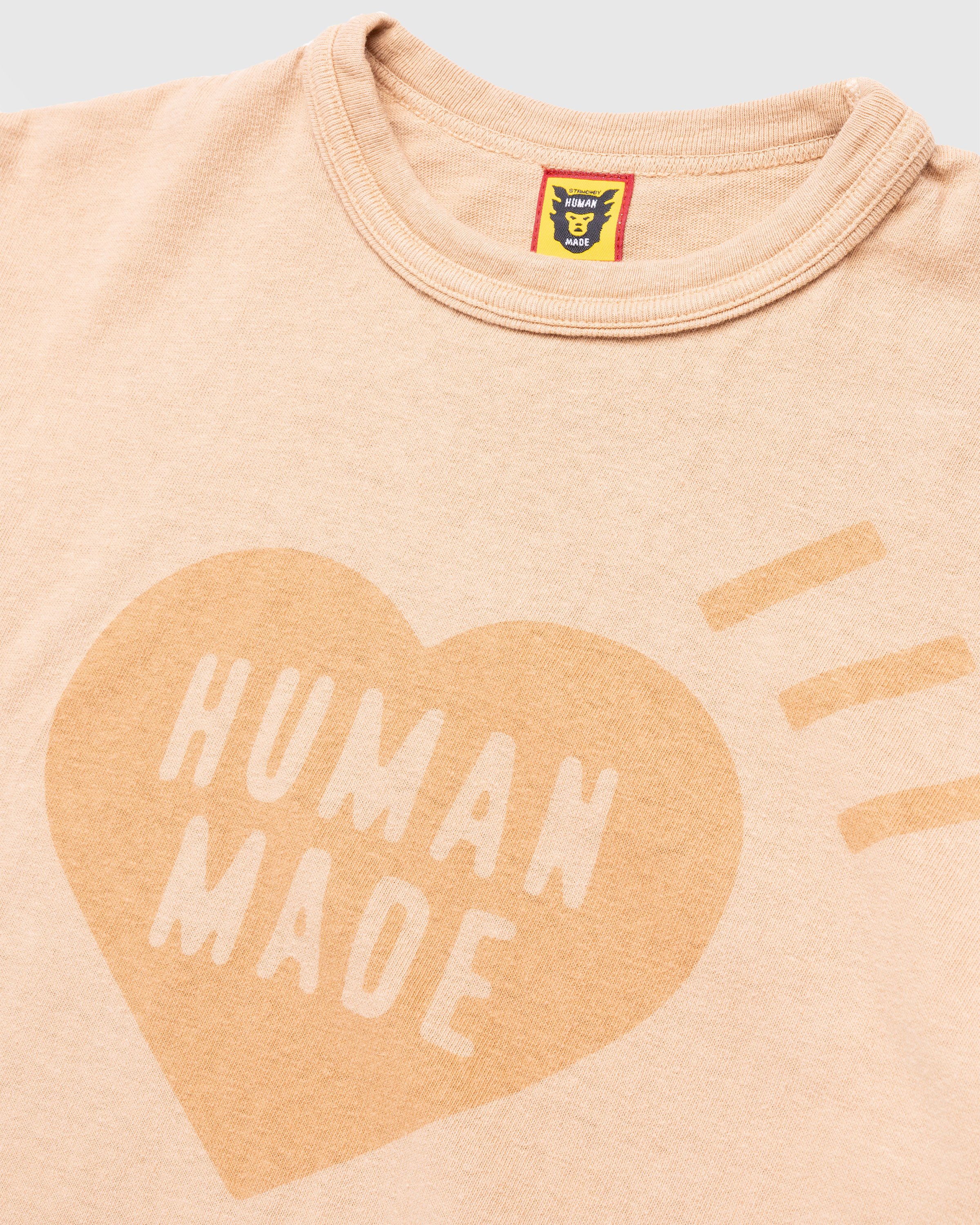 Human Made - Ningen-sei Plant Dyed T-Shirt Beige - Clothing - Beige - Image 5