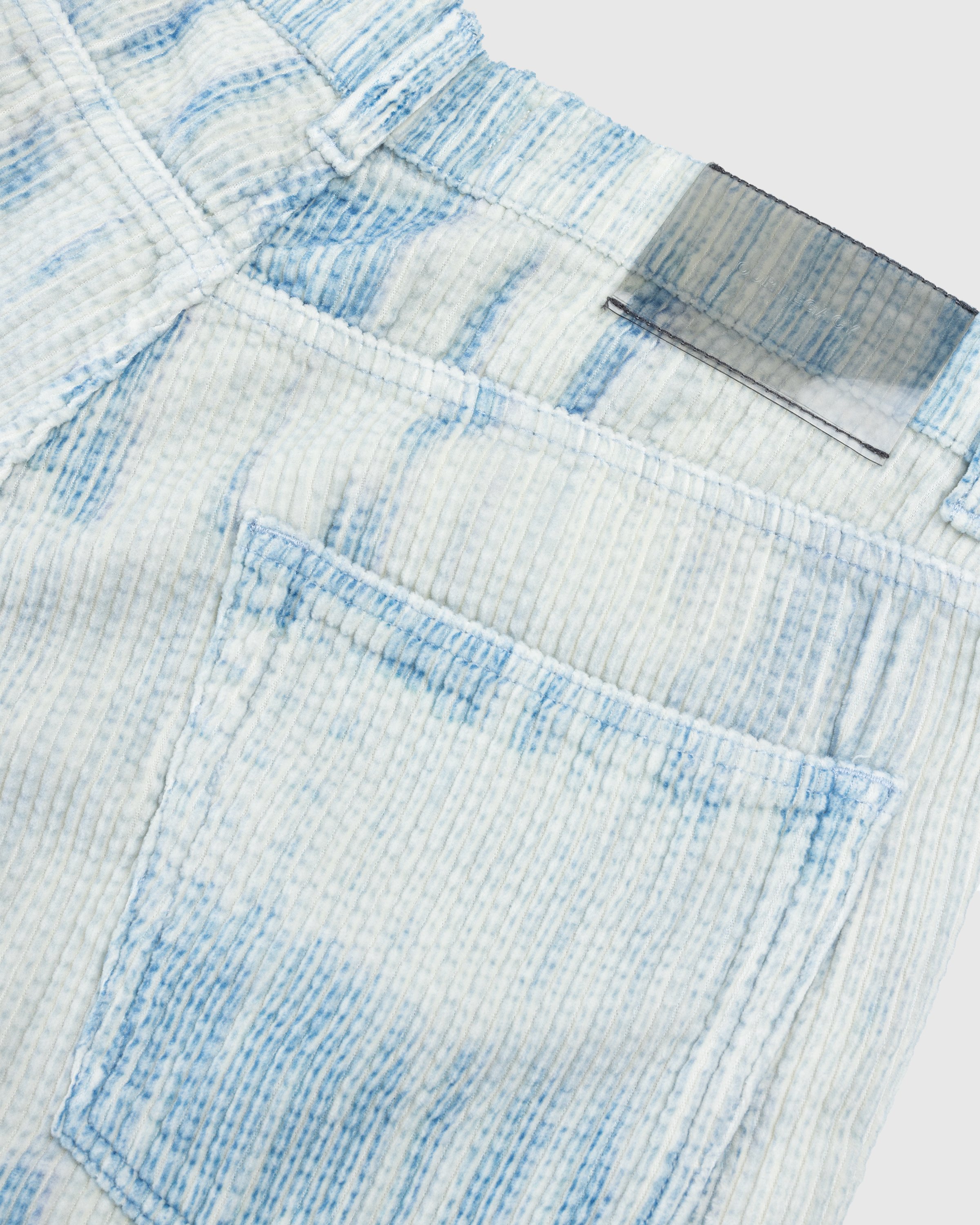 Our Legacy - Vast Cut Pants Blue Brush Stoke Print - Clothing - Blue - Image 6