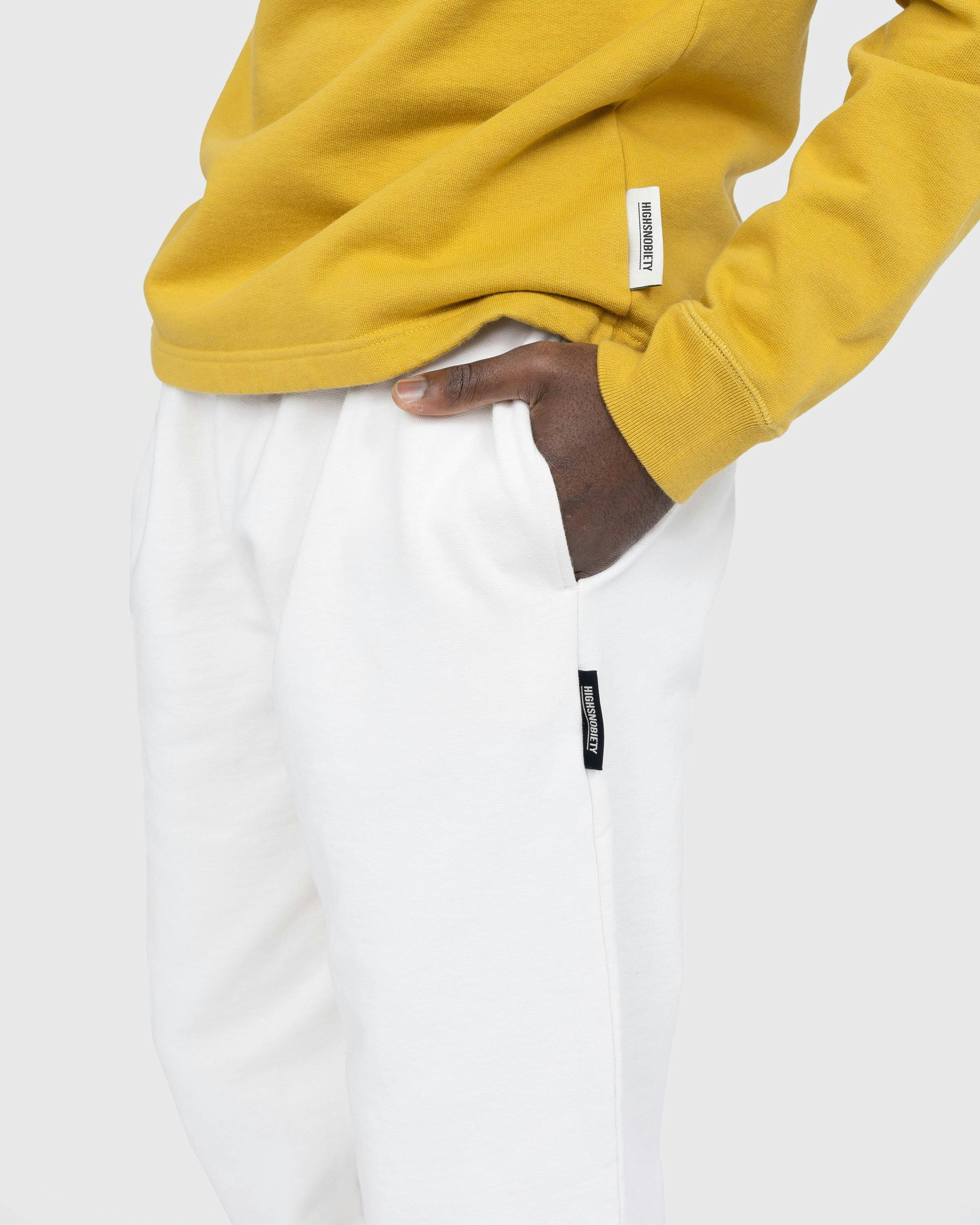 Highsnobiety - Heavy Fleece Pant White - Clothing - Beige - Image 5