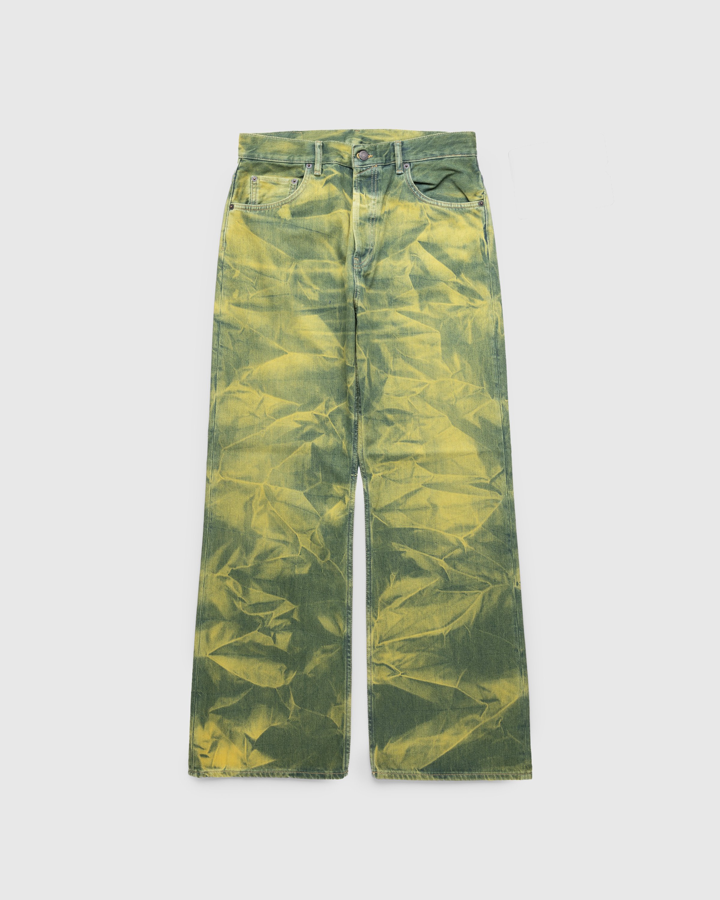 Acne Studios - Loose Fit Jeans 2021 Yellow/Blue - Clothing - Multi - Image 1