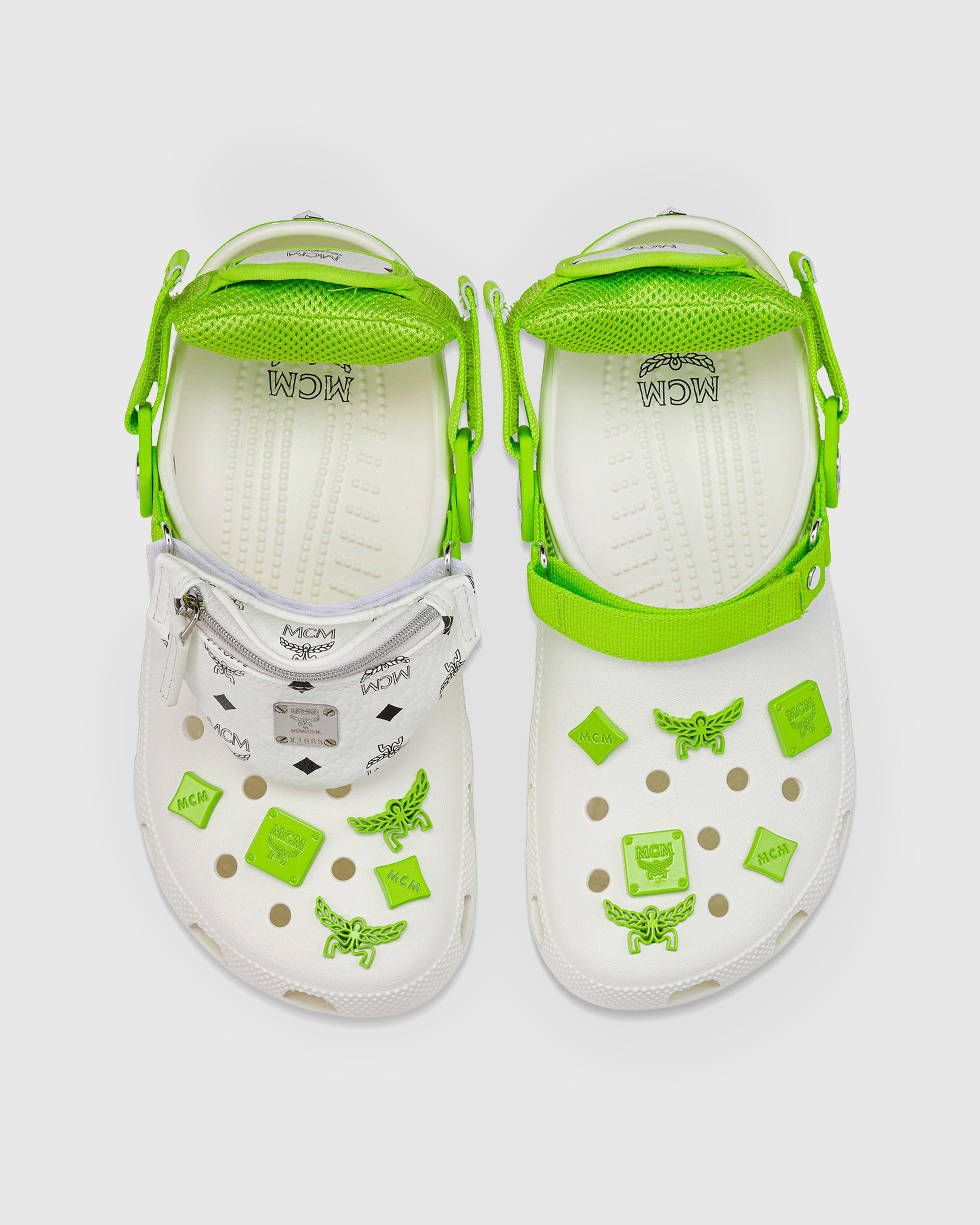 MCM x Crocs - Belt Bag Clog White - Footwear - White - Image 5