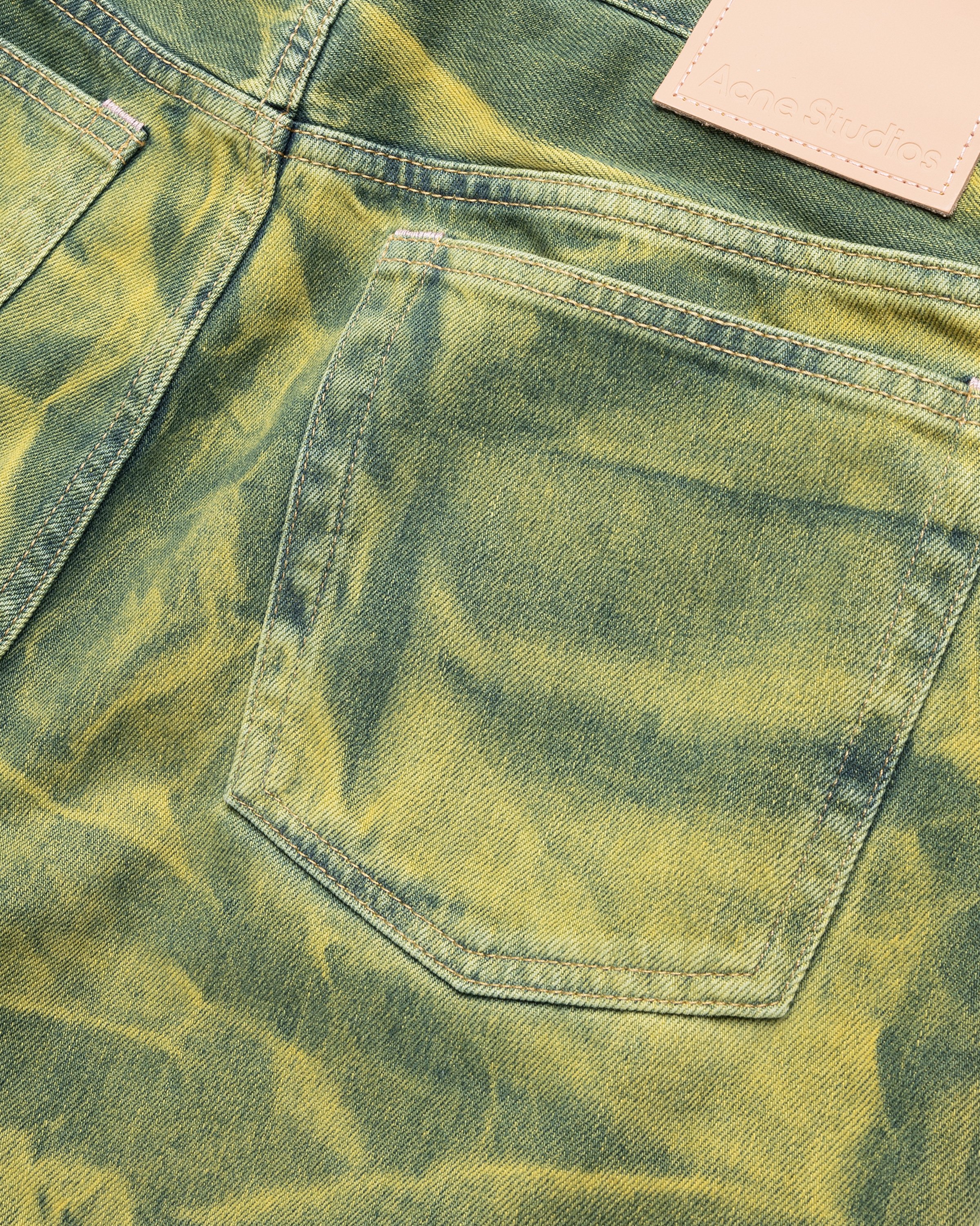 Acne Studios - Loose Fit Jeans 2021 Yellow/Blue - Clothing - Multi - Image 7