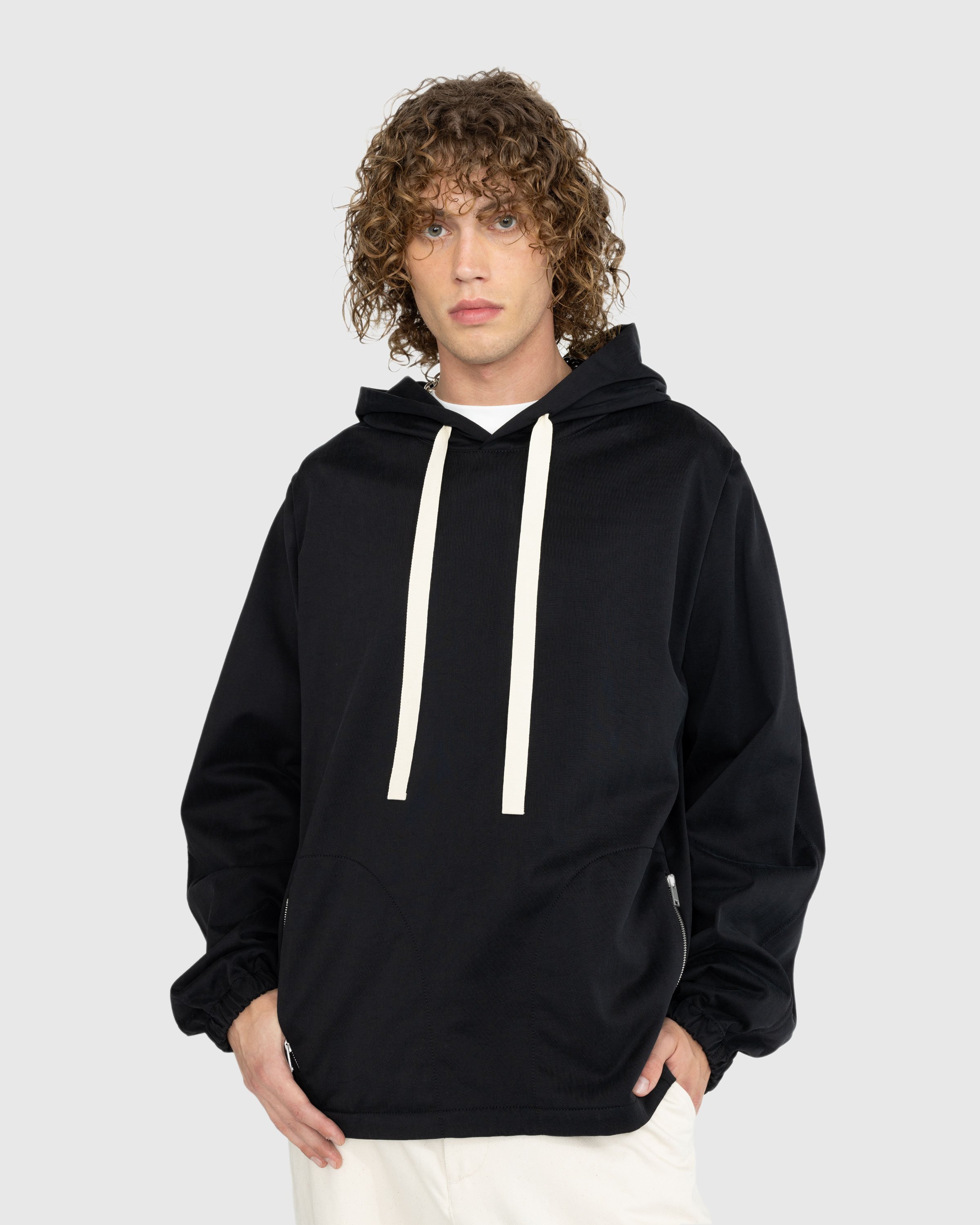 Jil Sander - Hooded Sweatshirt Black - Clothing - Black - Image 2