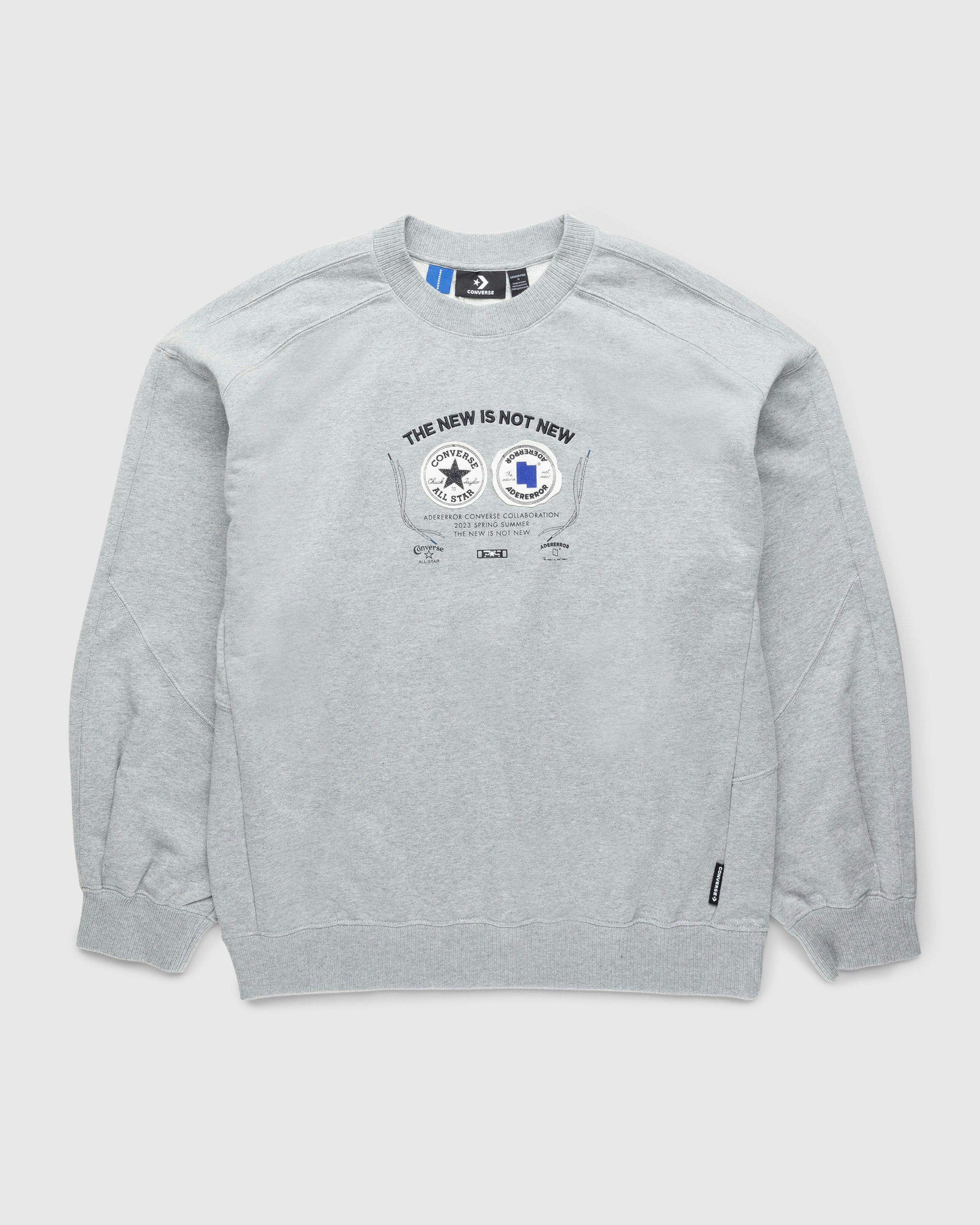 Converse x Ader Error - Shapes Crew Sweatshirt Vintage Grey Heather - Clothing - Grey - Image 1