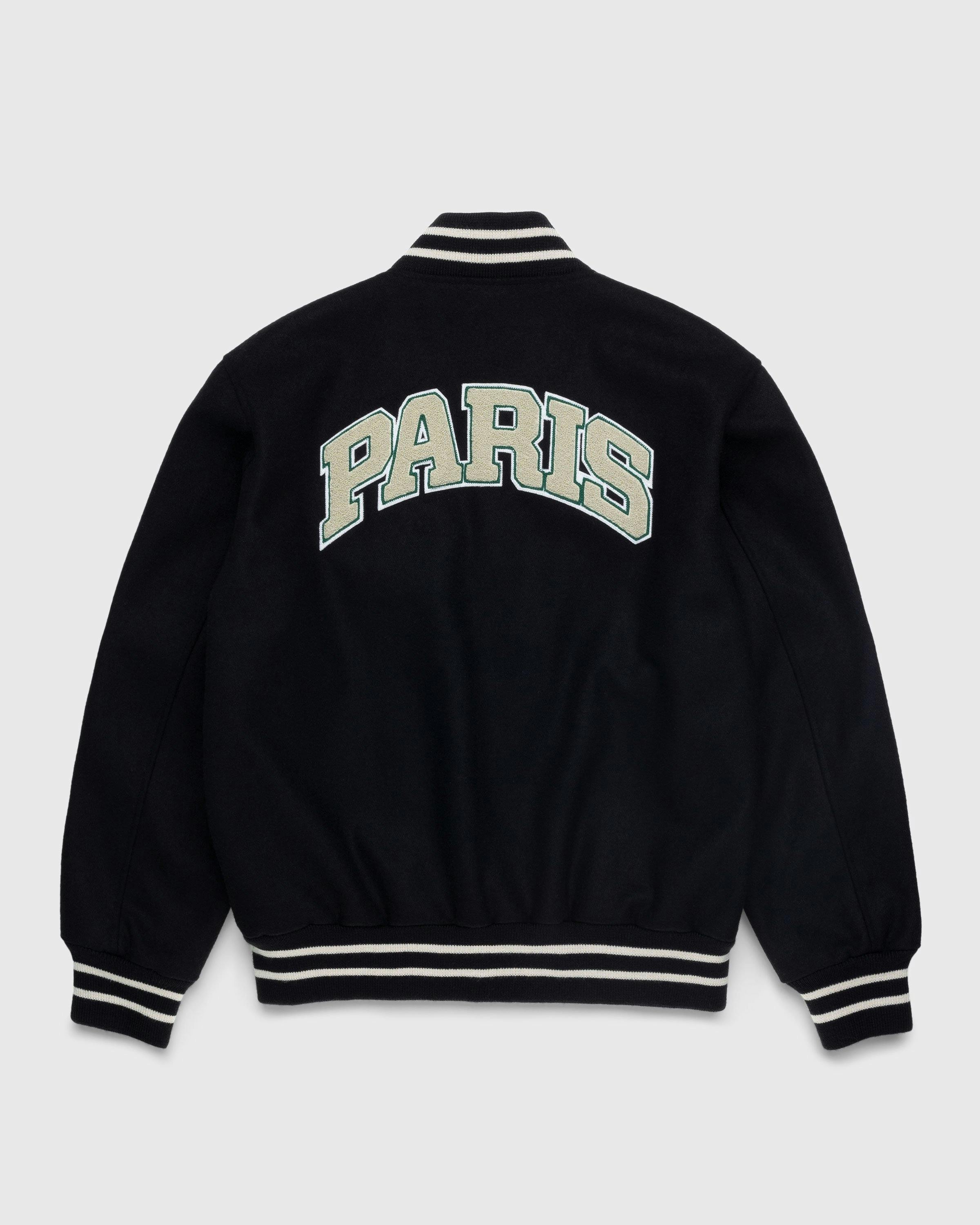 Highsnobiety - Not in Paris 5 Varsity Jacket - Clothing - Black - Image 2