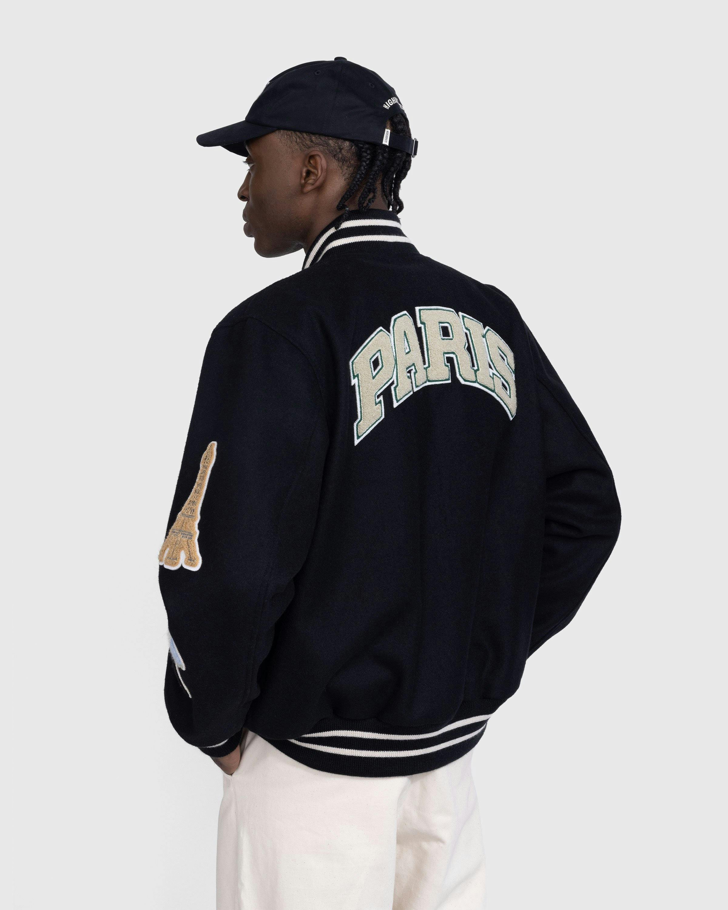 Highsnobiety - Not in Paris 5 Varsity Jacket - Clothing - Black - Image 4