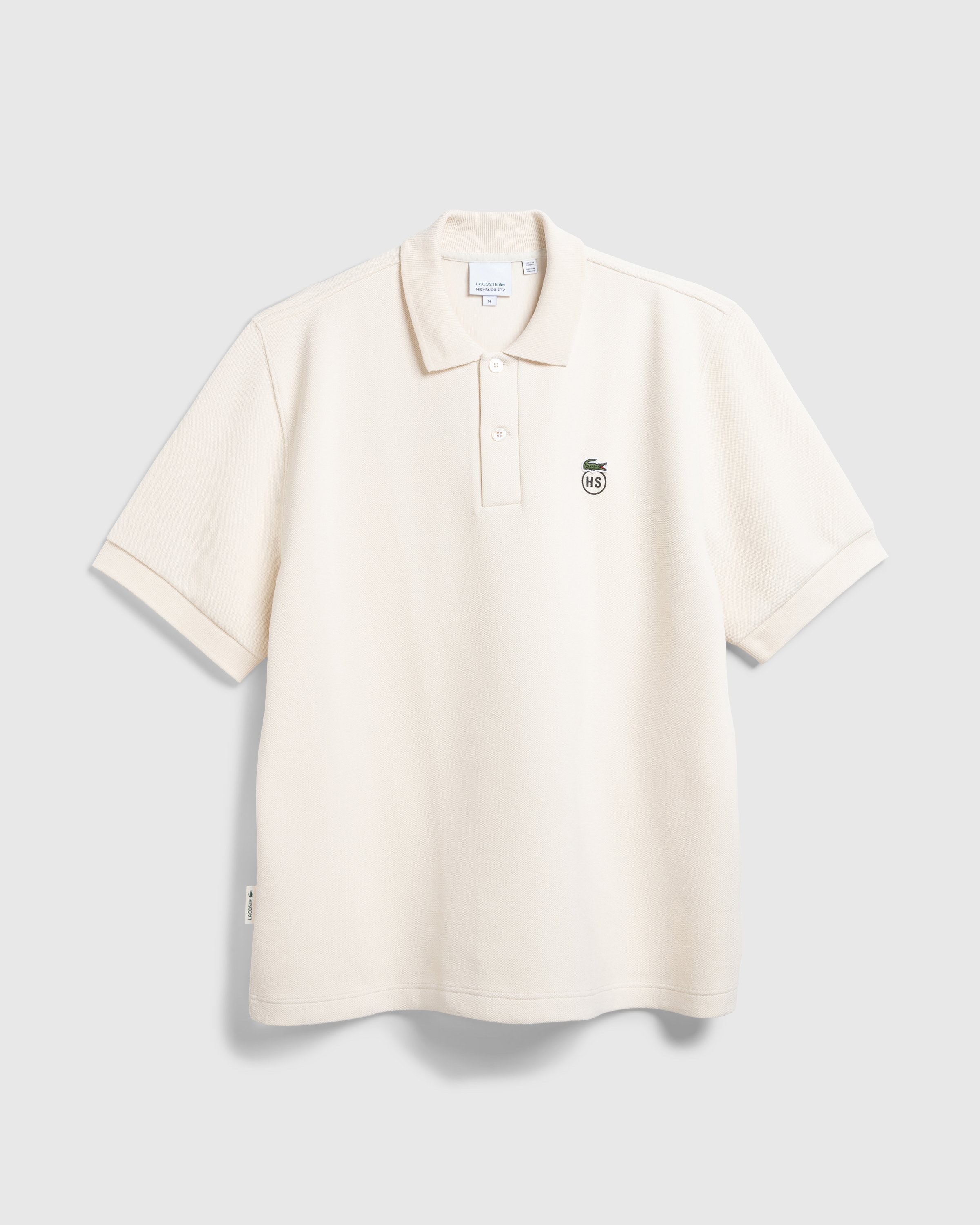 Lacoste x Highsnobiety - Eggshell Polo Shirt - Clothing - Eggshell - Image 1
