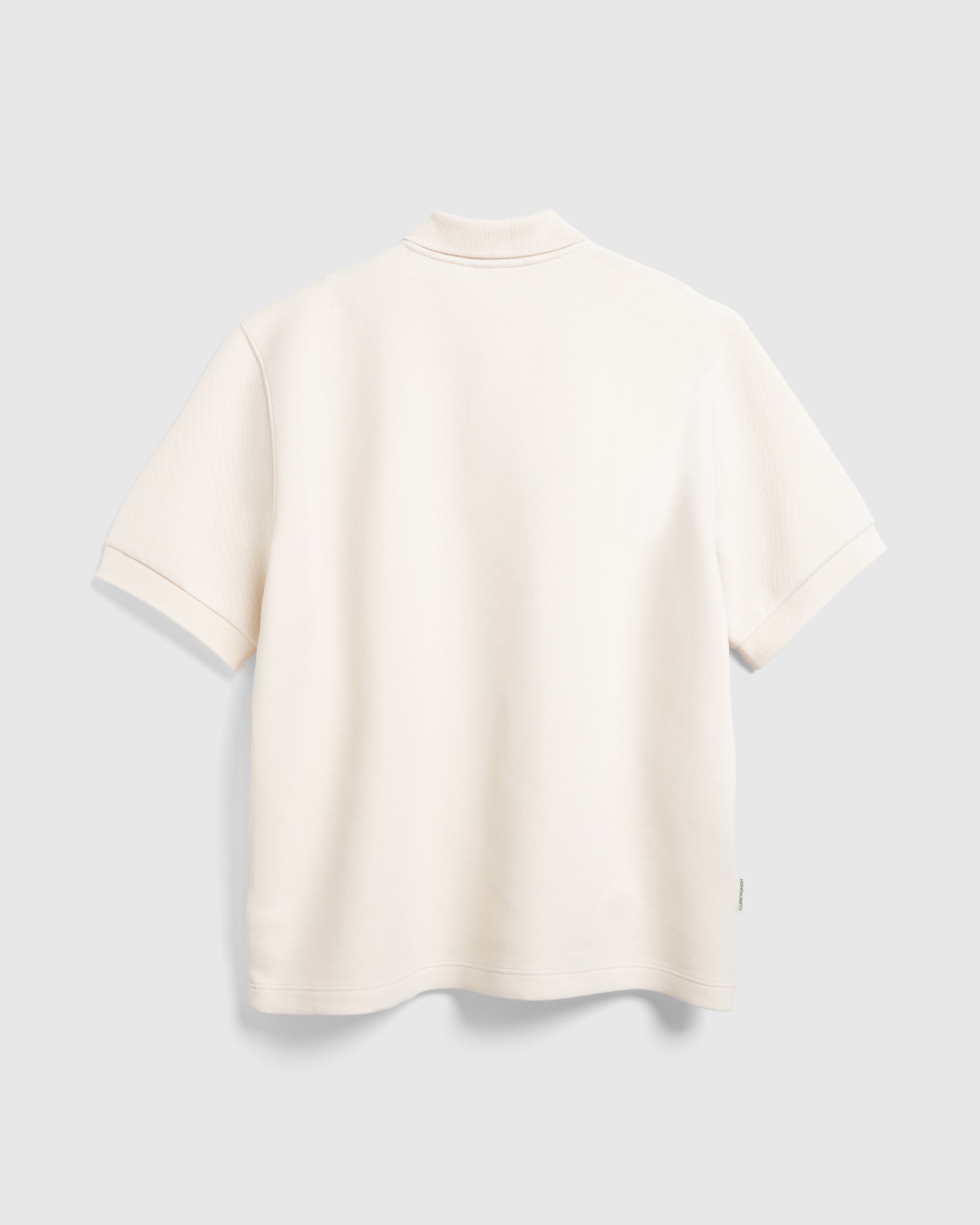 Lacoste x Highsnobiety - Eggshell Polo Shirt - Clothing - Eggshell - Image 2