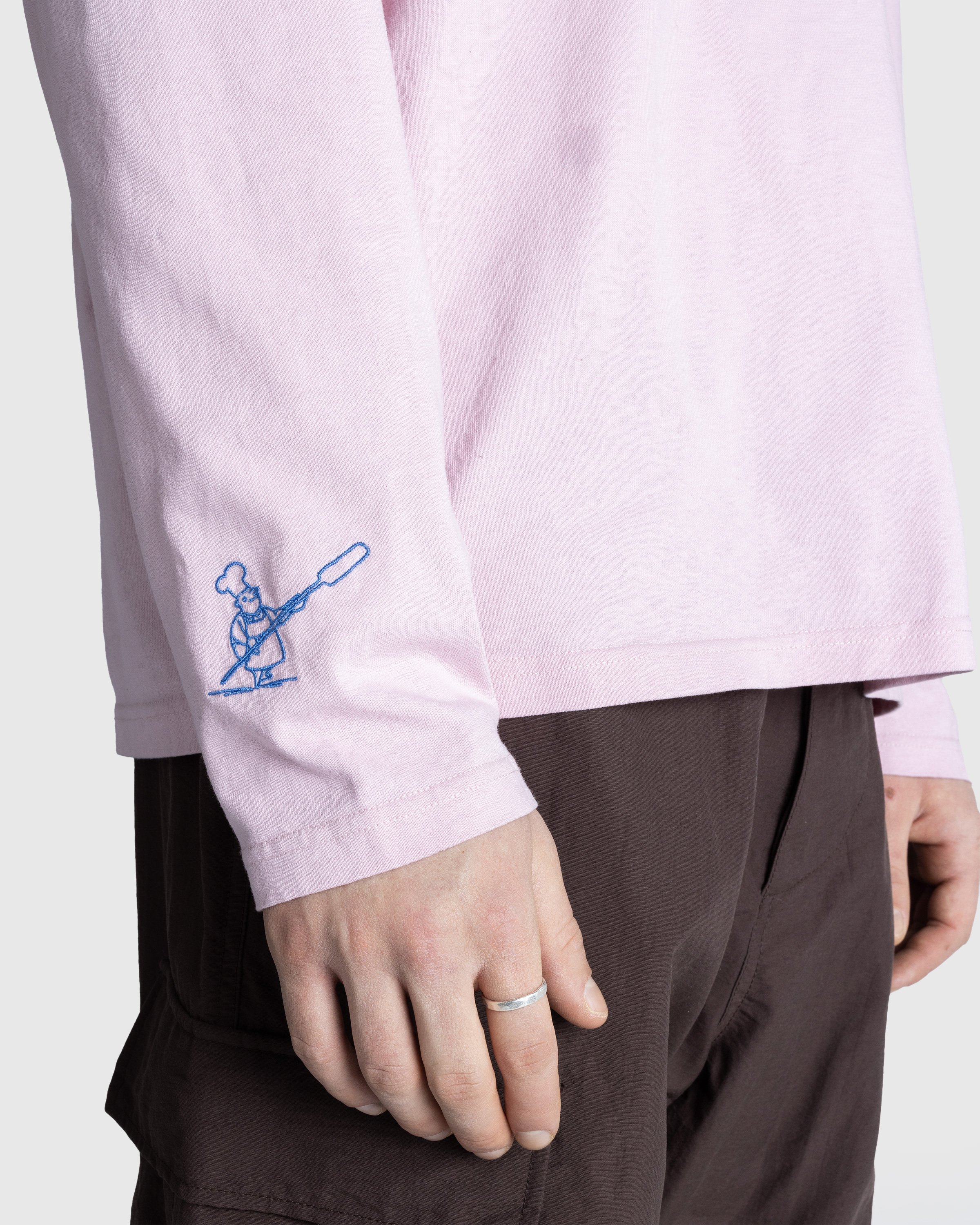 Beigel Bake x Highsnobiety - Pink Long Sleeves Tee - Clothing -  - Image 6