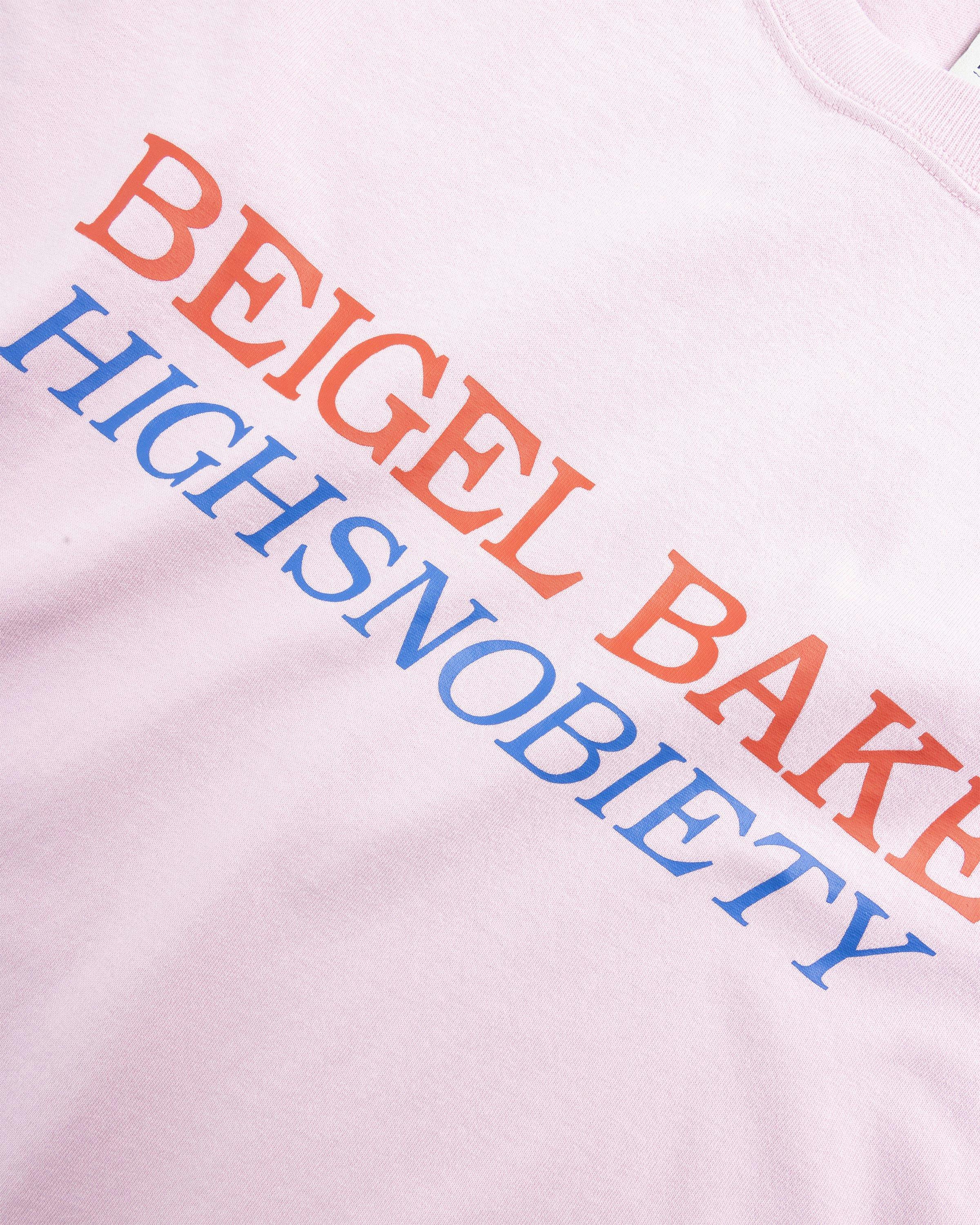 Beigel Bake x Highsnobiety - Pink Long Sleeves Tee - Clothing -  - Image 7