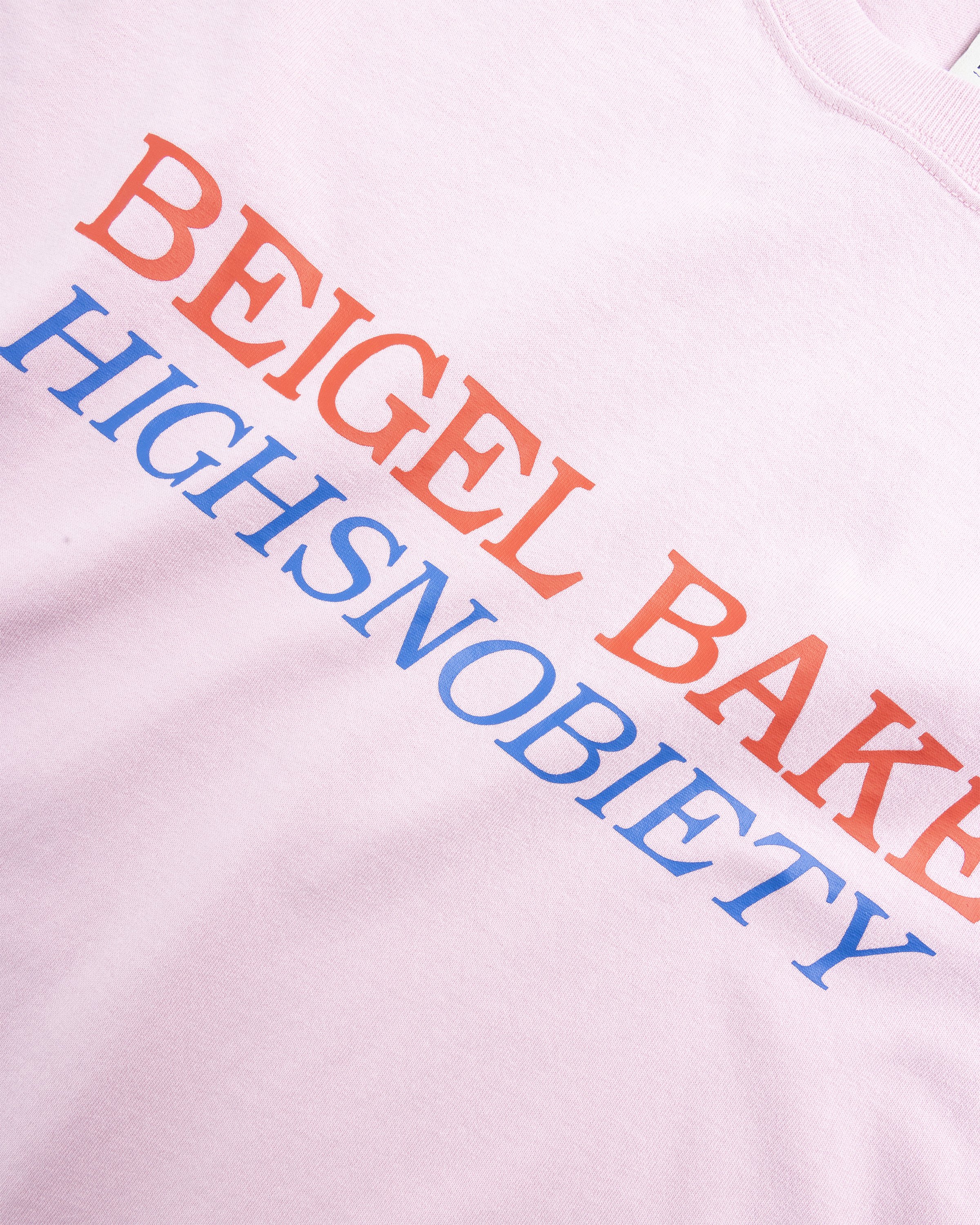 Beigel Bake x Highsnobiety - Pink Long Sleeves Tee - Clothing -  - Image 7