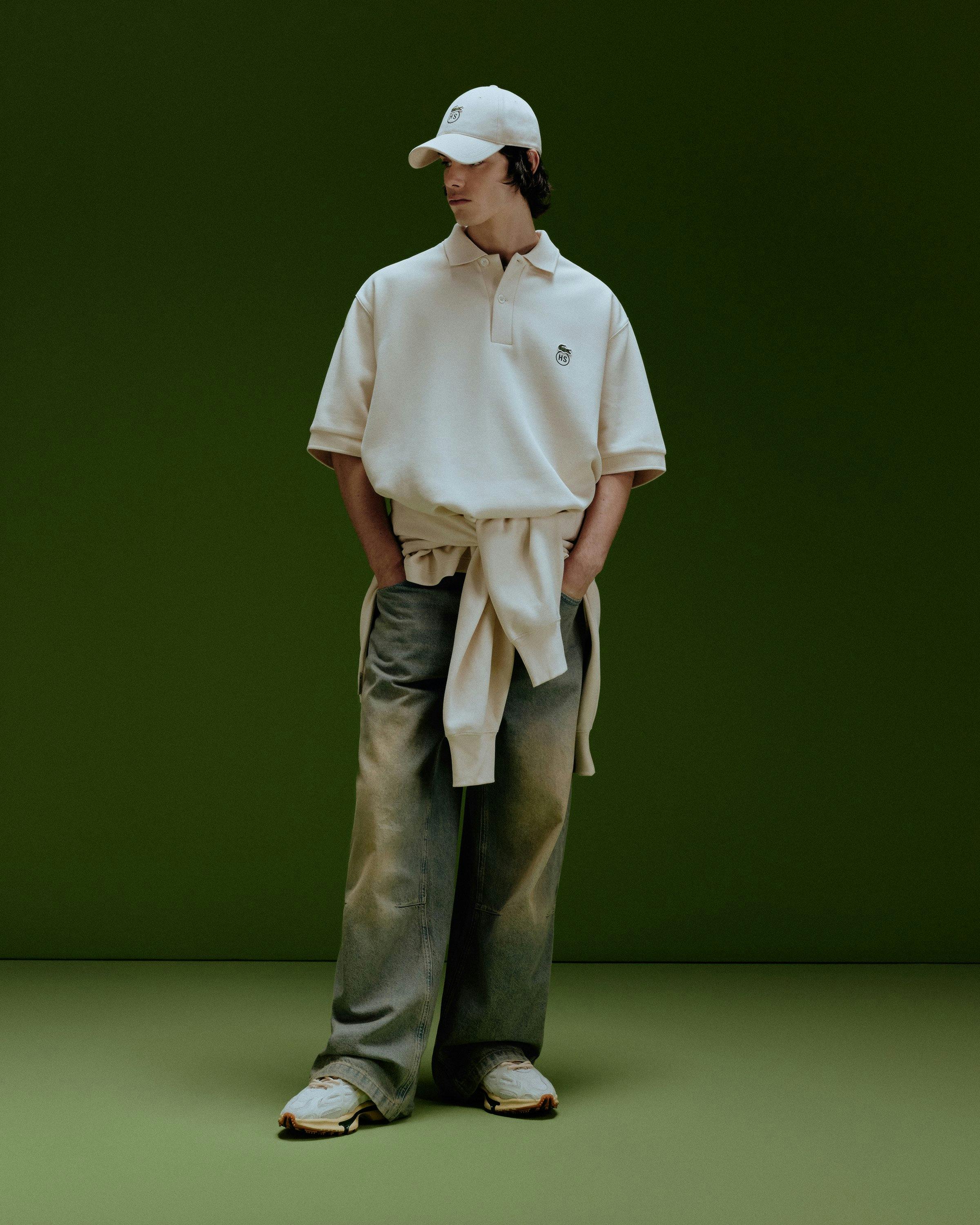 Lacoste x Highsnobiety - Eggshell Polo Shirt - Clothing - Eggshell - Image 8