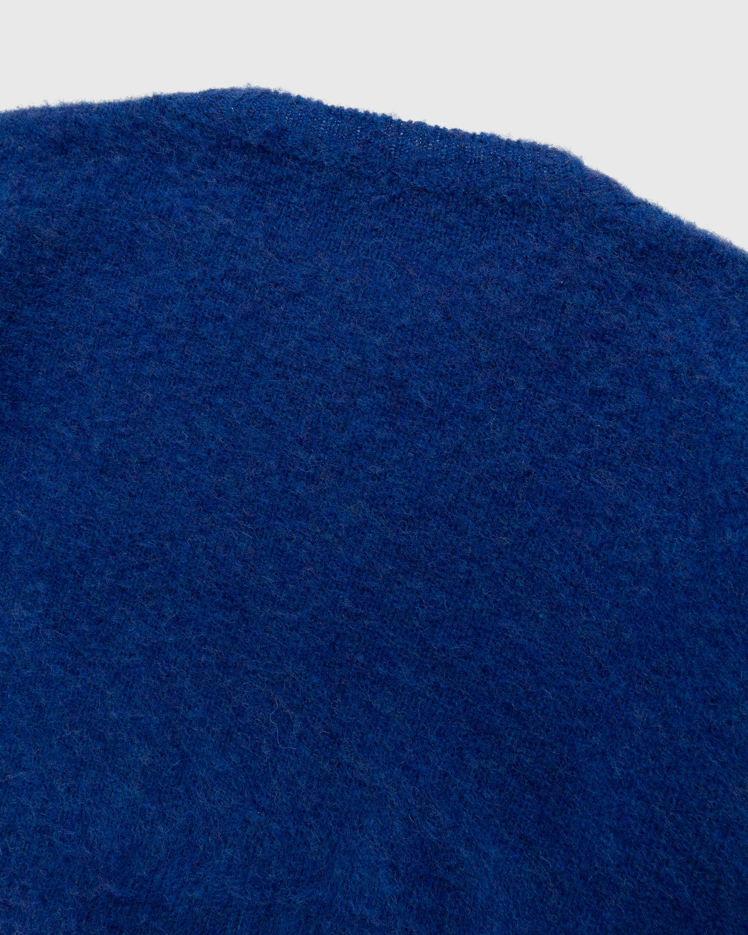 J. Press x Highsnobiety - Shaggy Dog Solid Sweater Blue - Clothing - Blue - Image 4