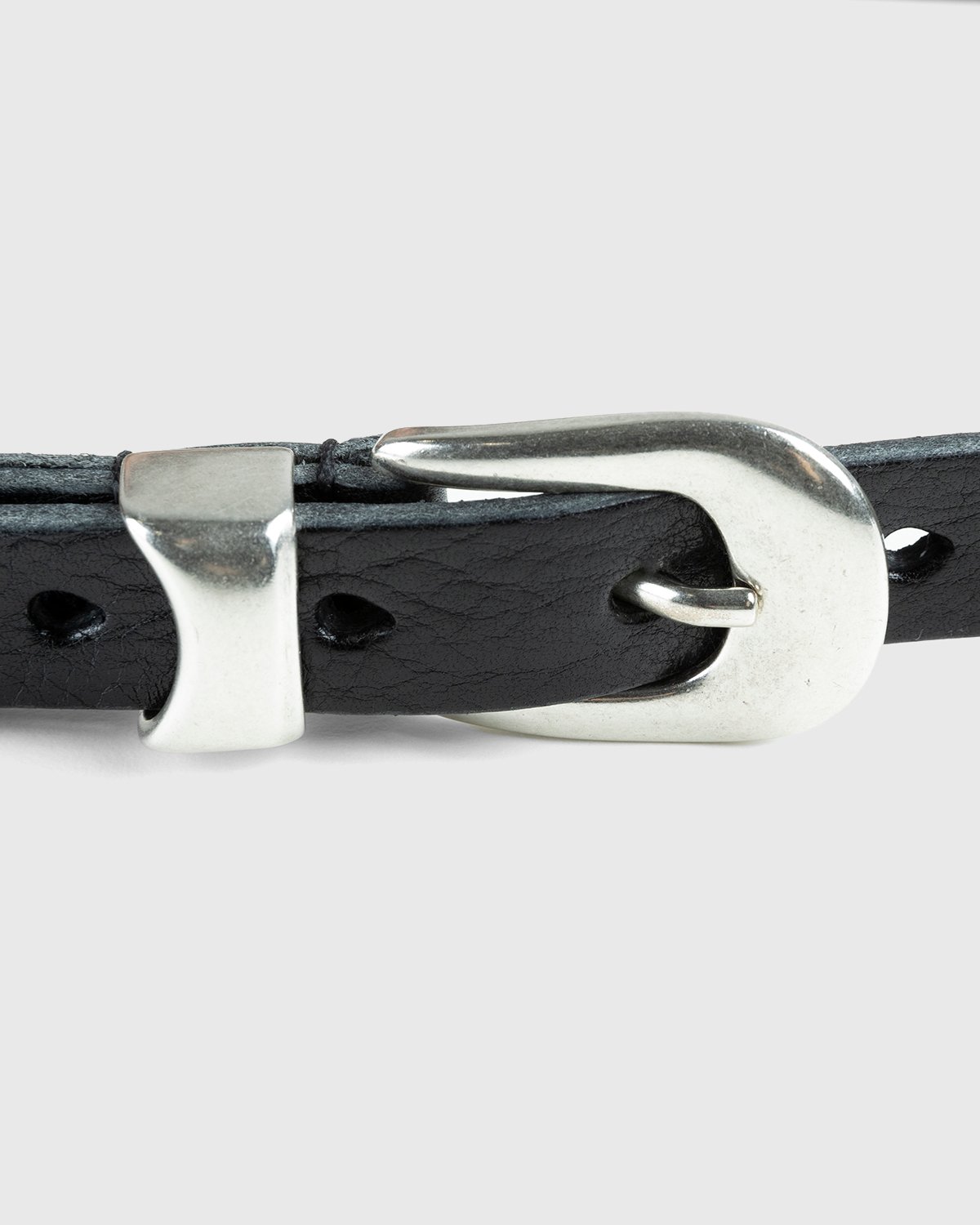 Our Legacy - Belt 2cm Black Leather - Accessories - Black - Image 2