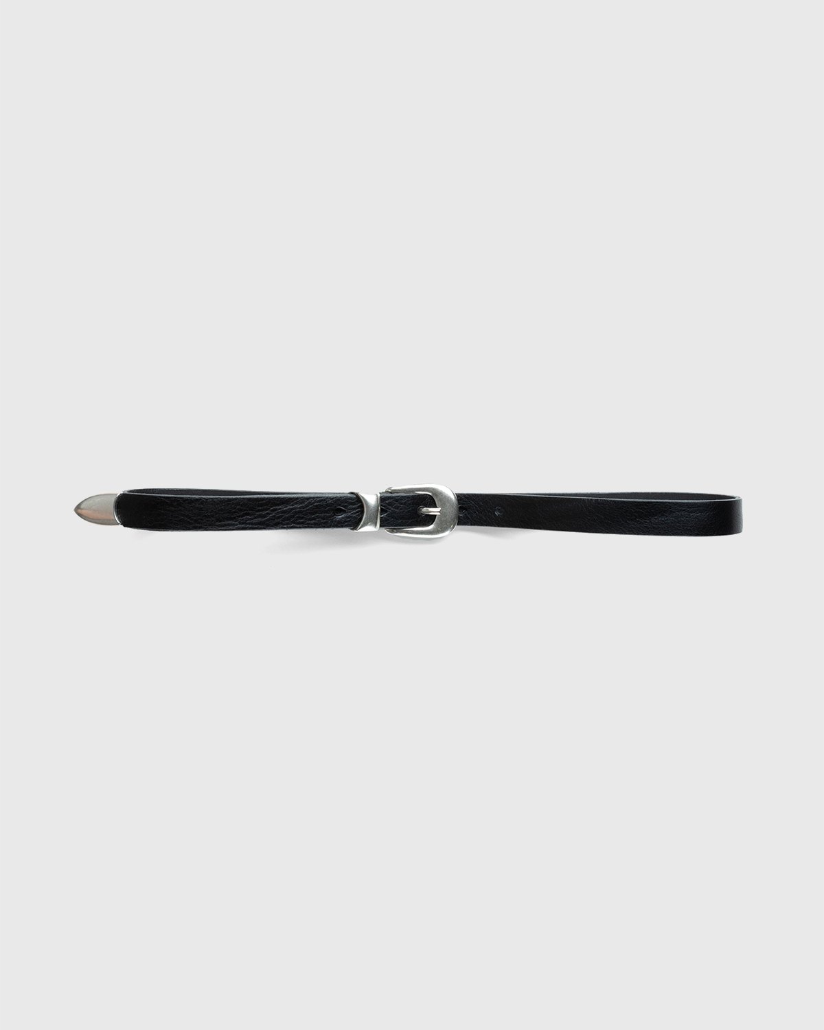 Our Legacy - Belt 2cm Black Leather - Accessories - Black - Image 5