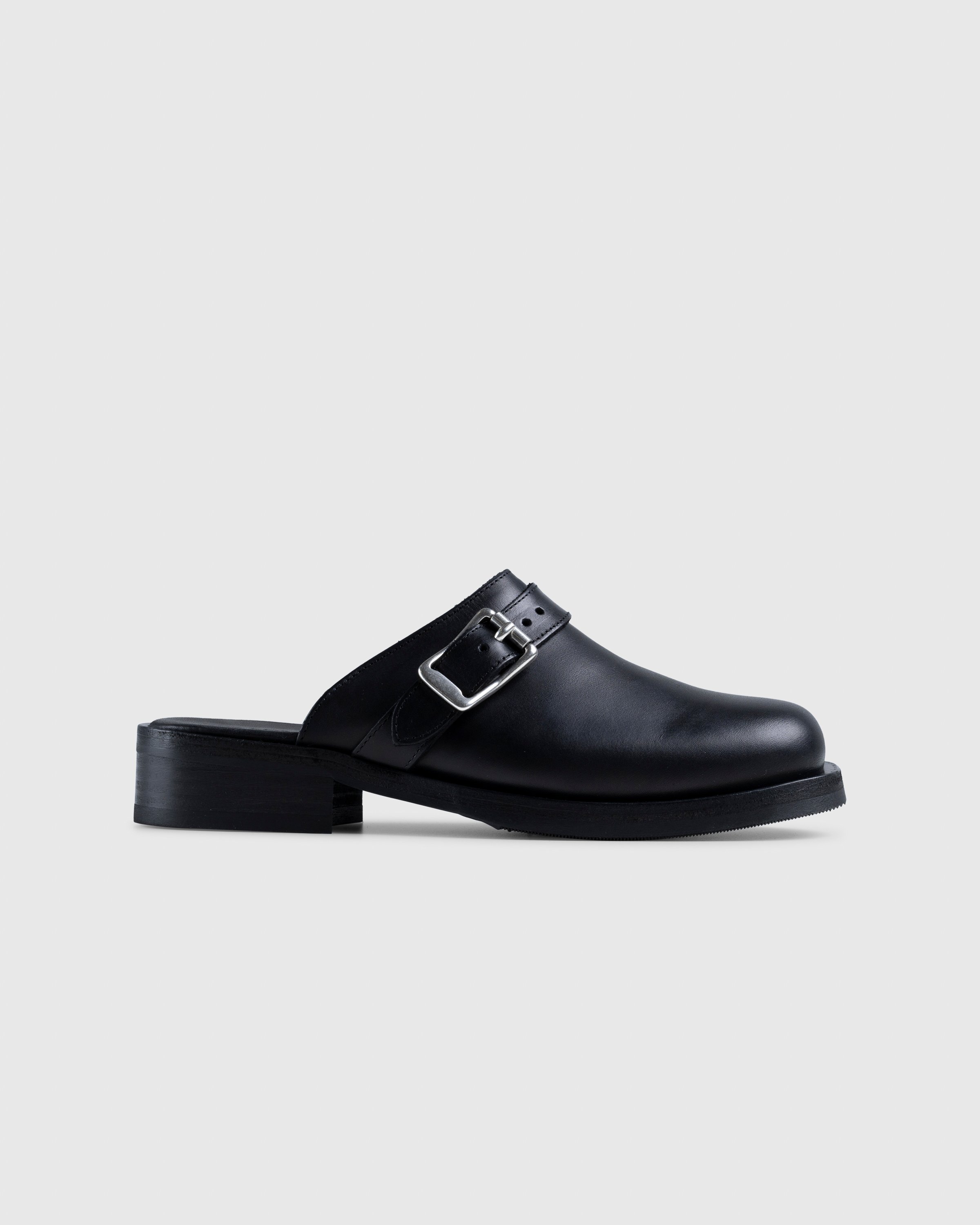Our Legacy - Camion Mule Black Leather - Footwear - Black - Image 1