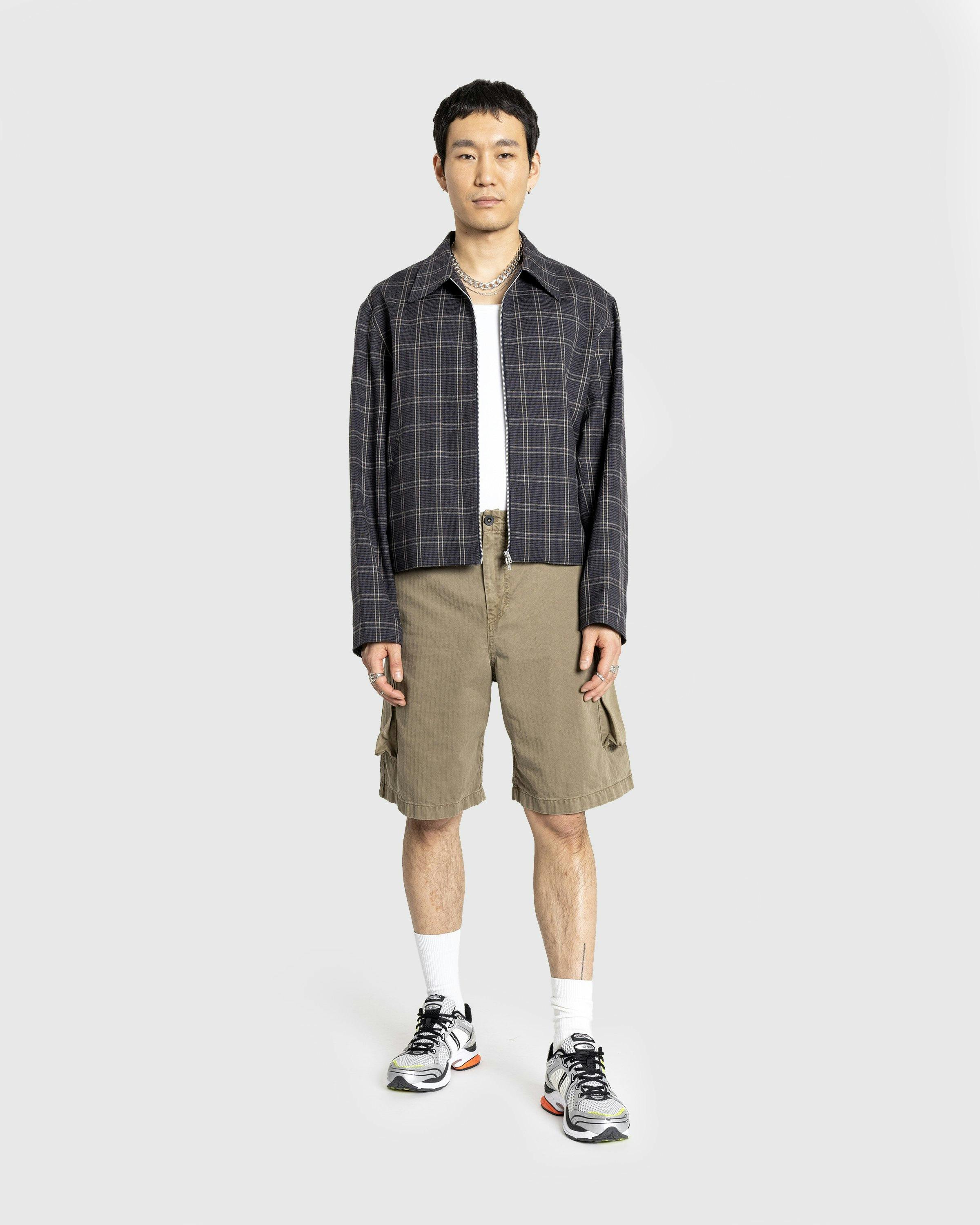 Our Legacy - Mount Shorts Uniform Olive Herringbone - Clothing - Green - Image 3