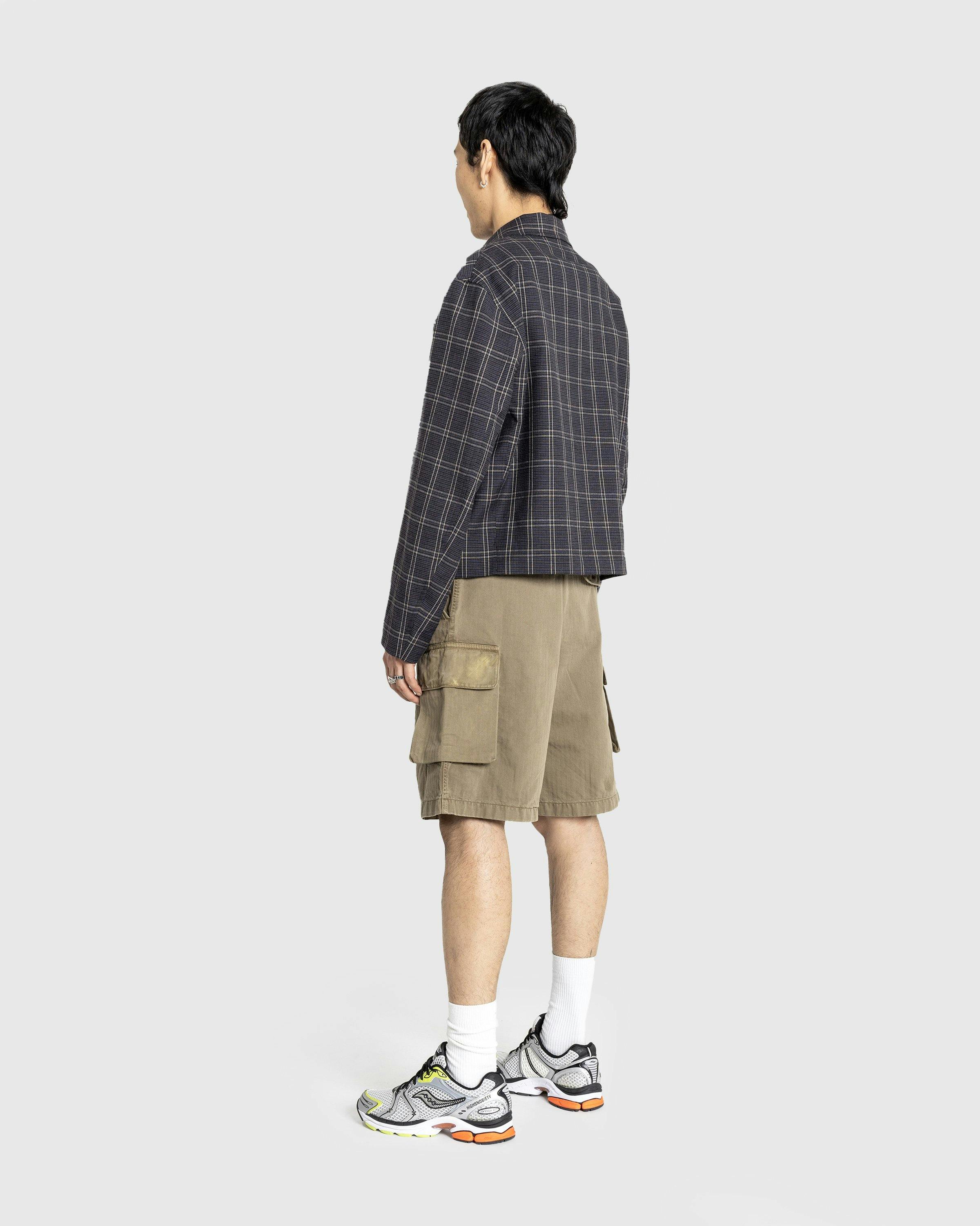 Our Legacy - Mount Shorts Uniform Olive Herringbone - Clothing - Green - Image 4