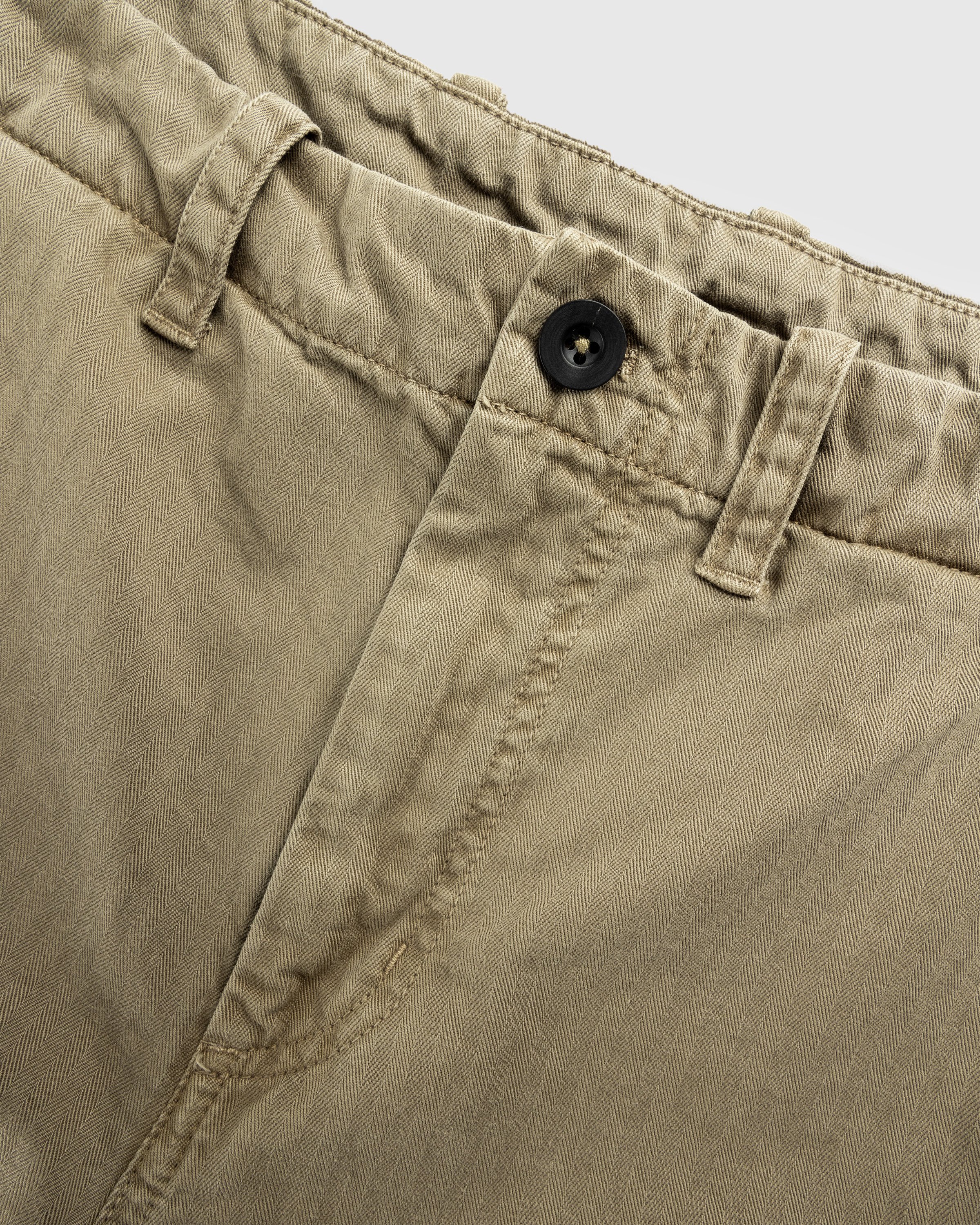 Our Legacy - Mount Shorts Uniform Olive Herringbone - Clothing - Green - Image 6