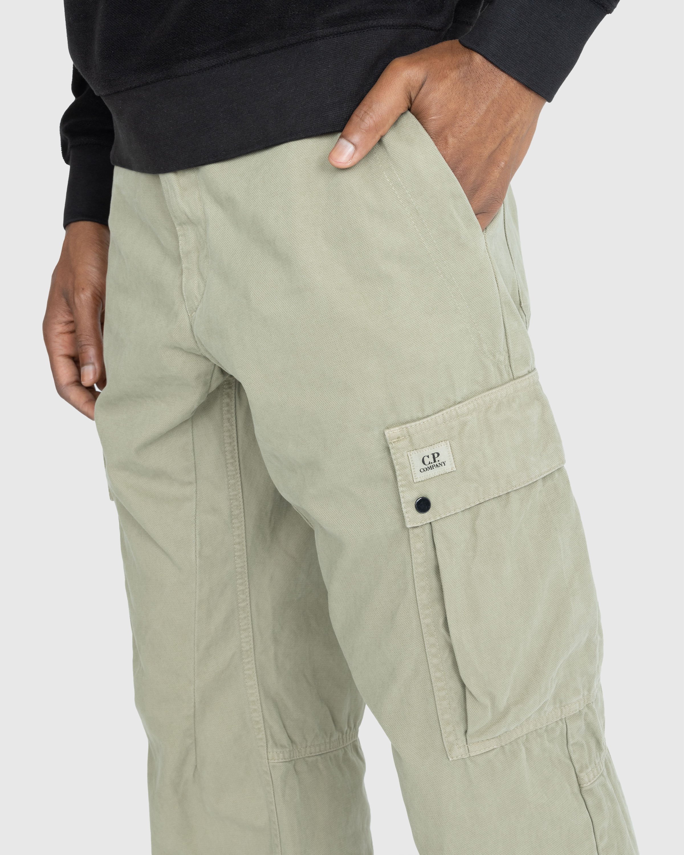C.P. Company - Cargo Pant Silver Sage - Clothing - Green - Image 4
