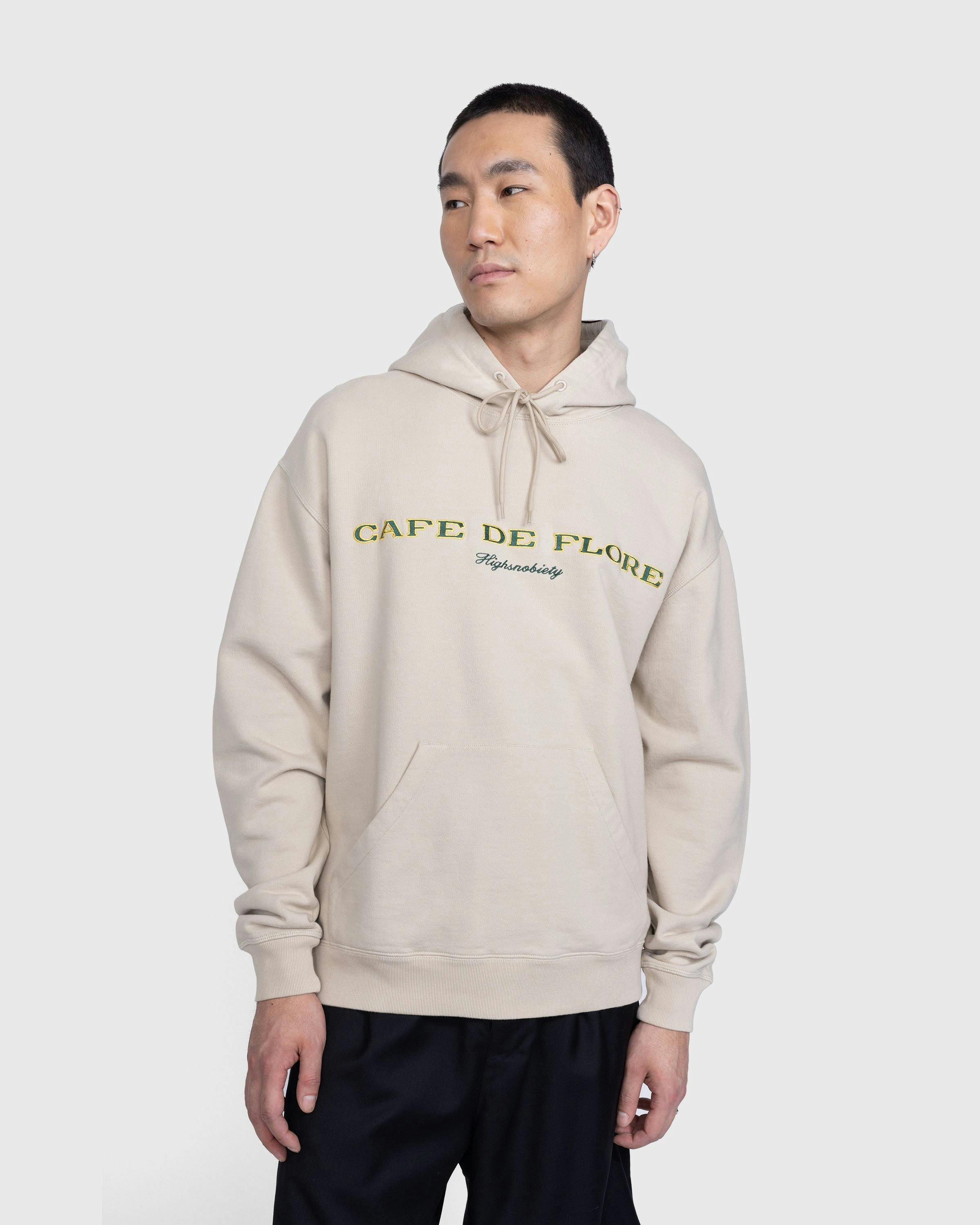 Café de Flore x Highsnobiety - Hoodie Eggshell - Clothing - Beige - Image 3