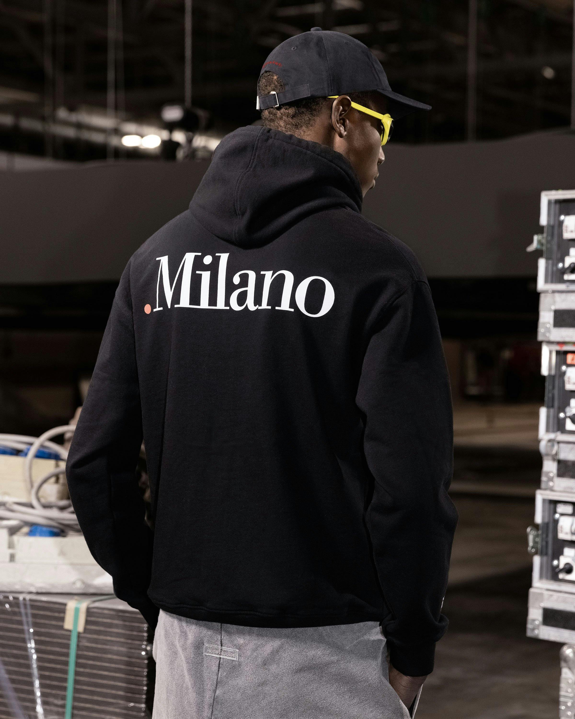 Salone del Mobile x Highsnobiety - Logo Hoodie Black - Clothing - Black - Image 4