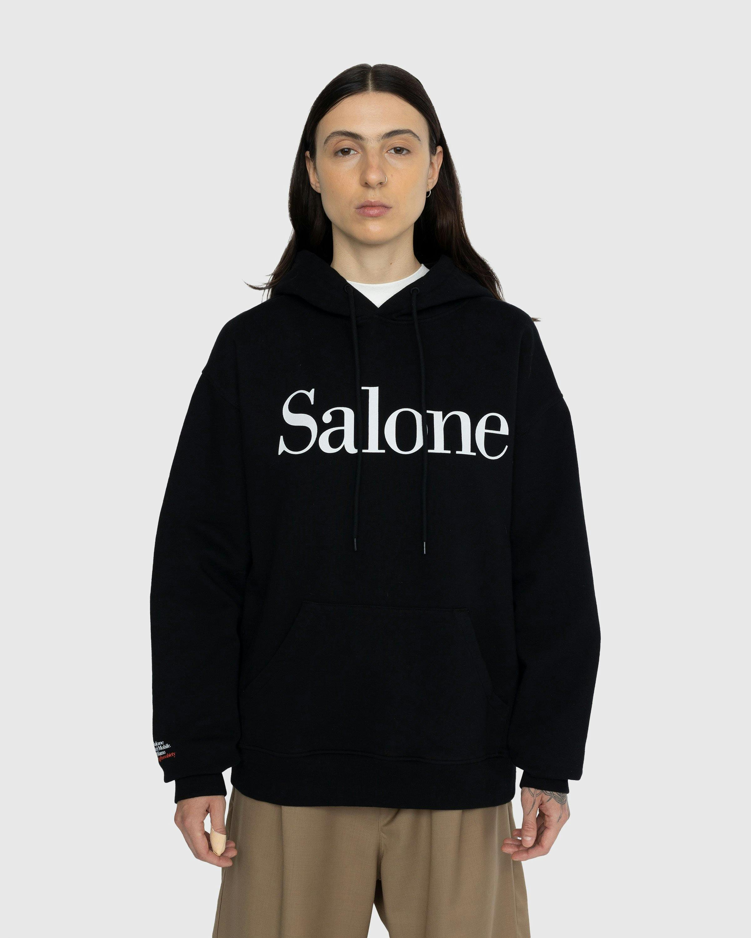 Salone del Mobile x Highsnobiety - Logo Hoodie Black - Clothing - Black - Image 5