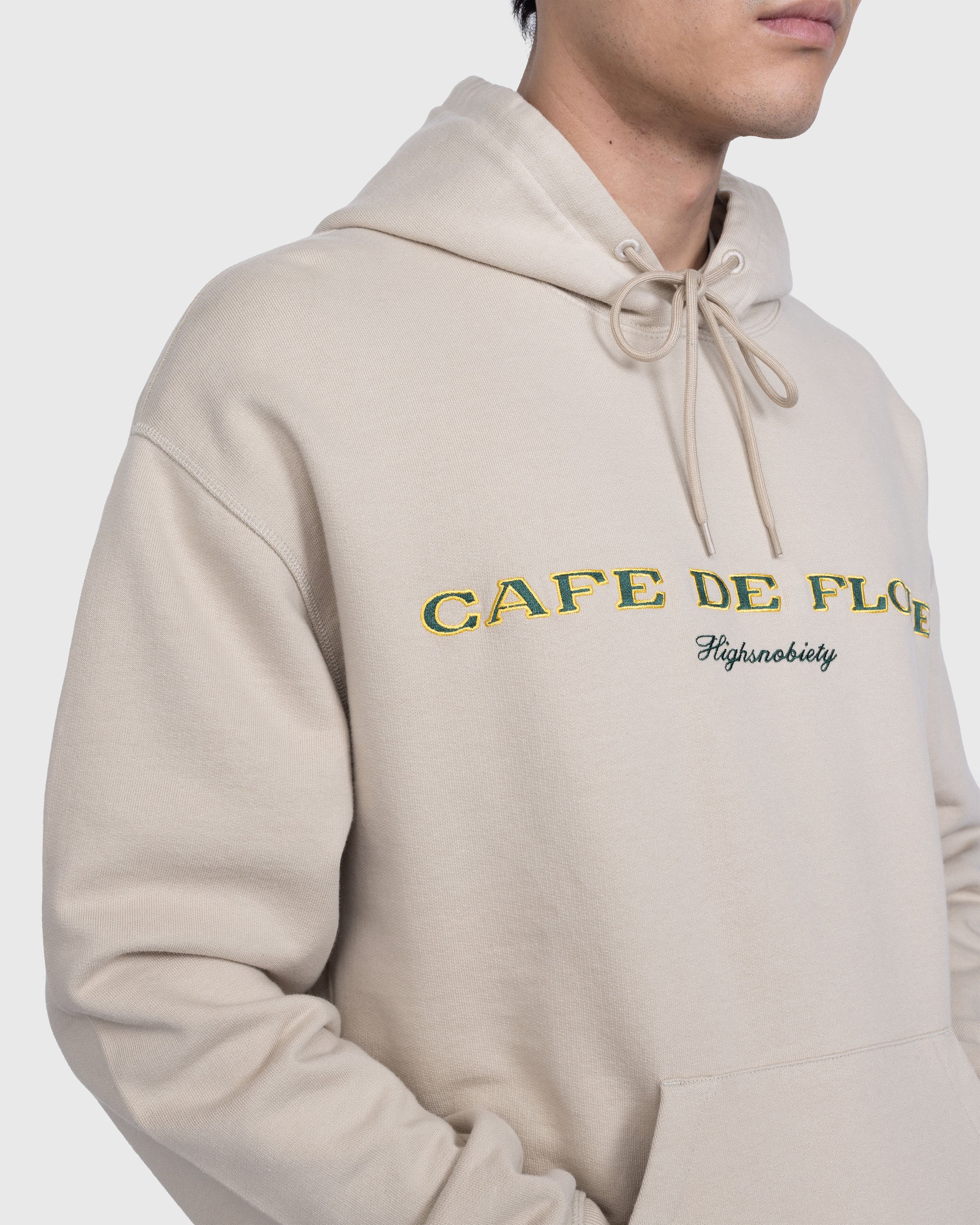 Café de Flore x Highsnobiety - Hoodie Eggshell - Clothing - Beige - Image 6