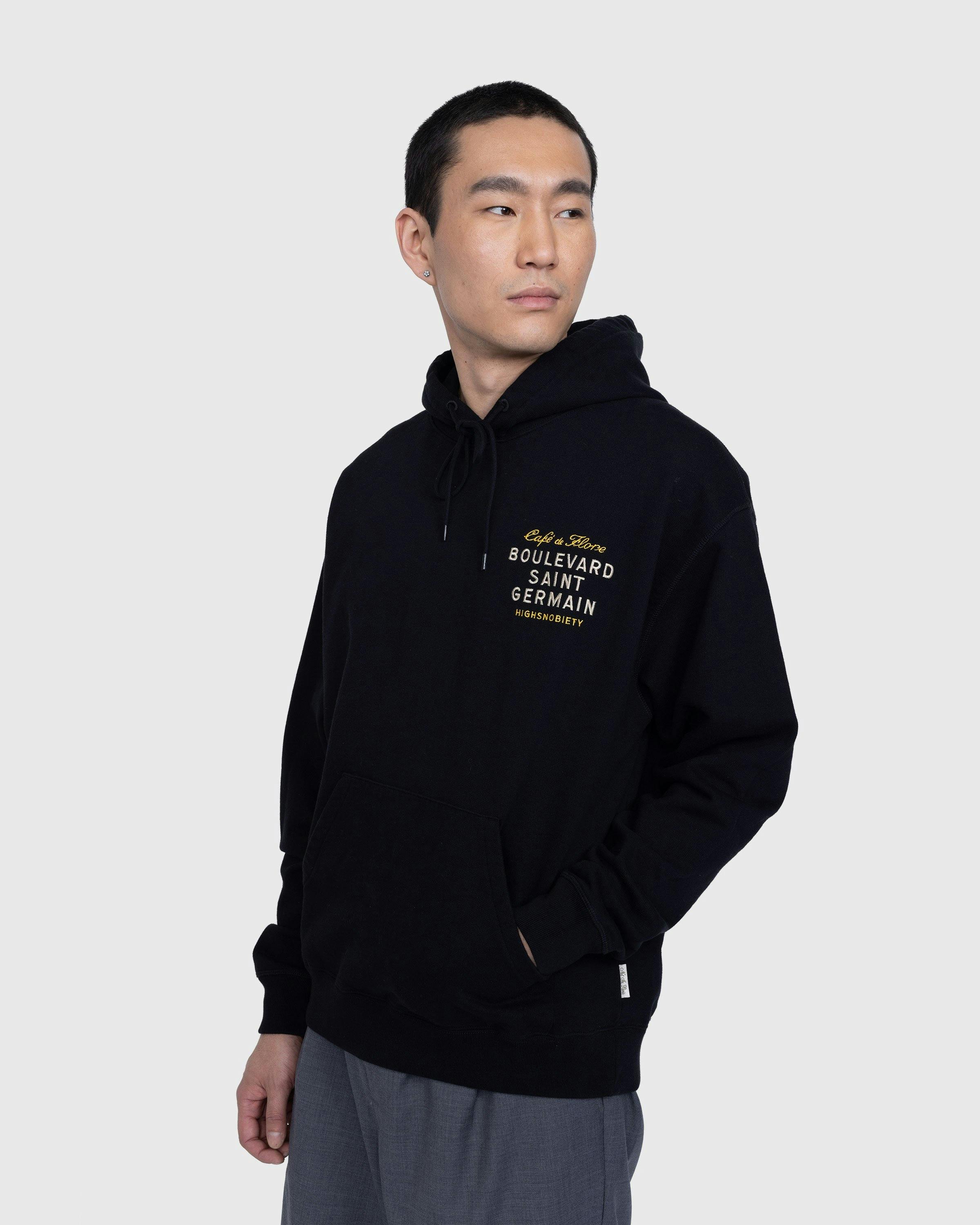 Café de Flore x Highsnobiety - Hoodie Black - Clothing - Black - Image 3