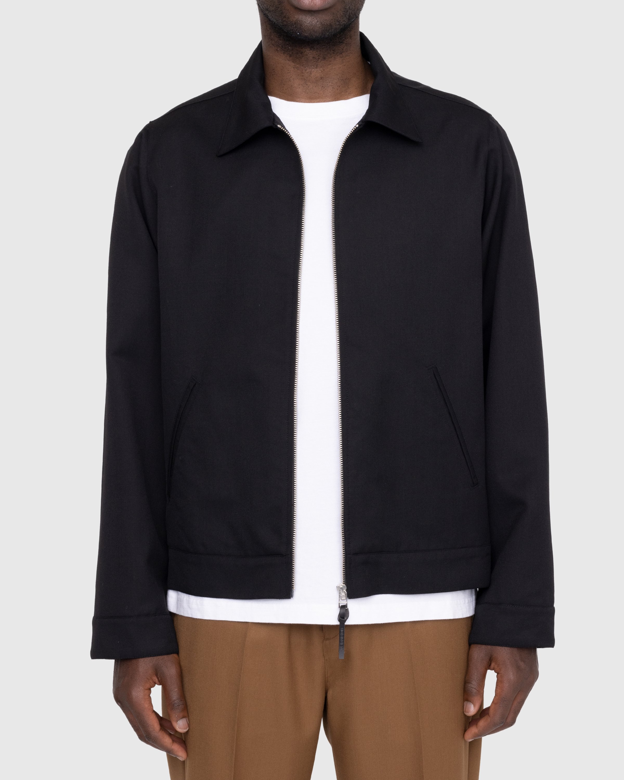 Highsnobiety - Wool Blend Garage Jacket Black - Clothing - Black - Image 3