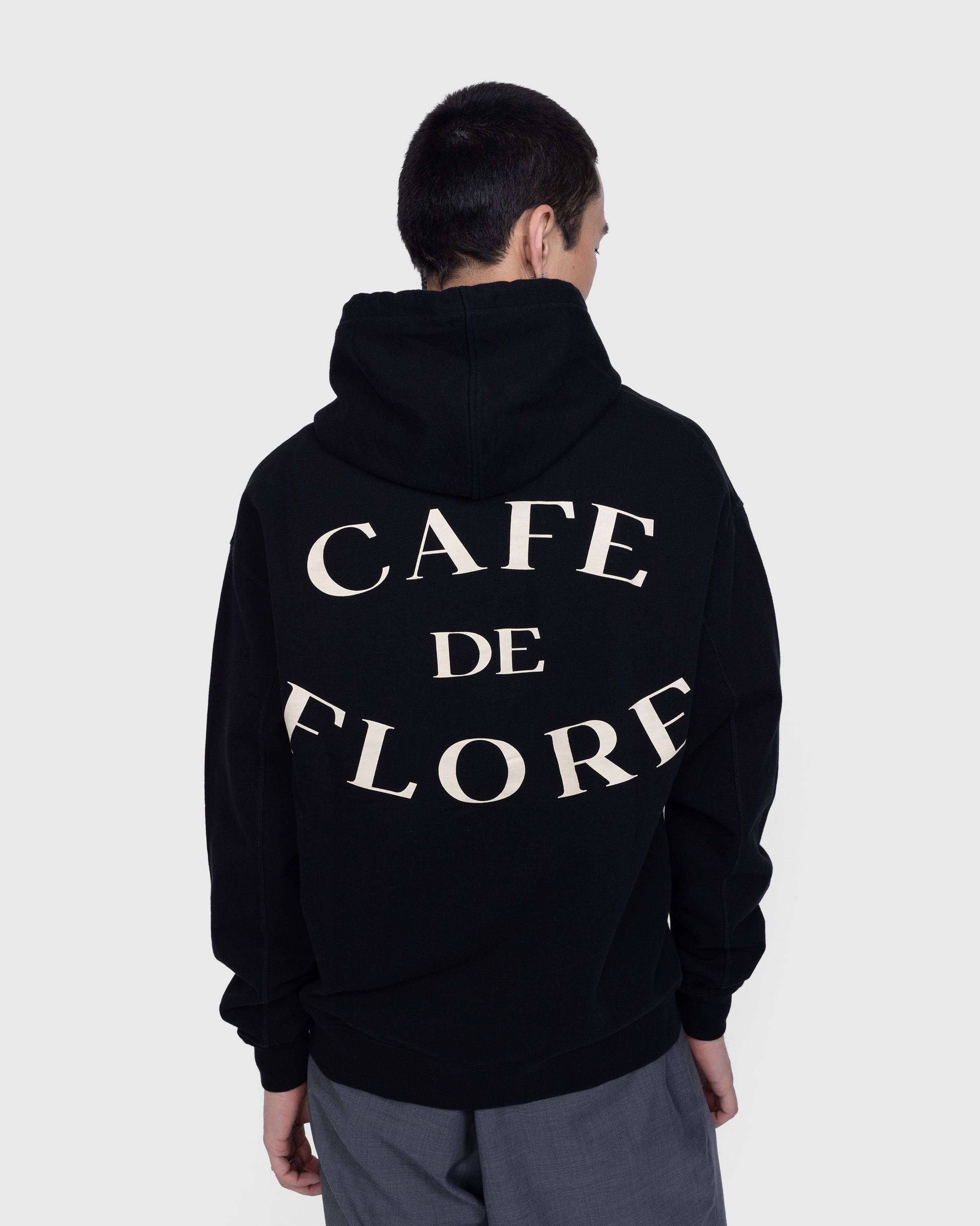 Café de Flore x Highsnobiety - Hoodie Black - Clothing - Black - Image 4
