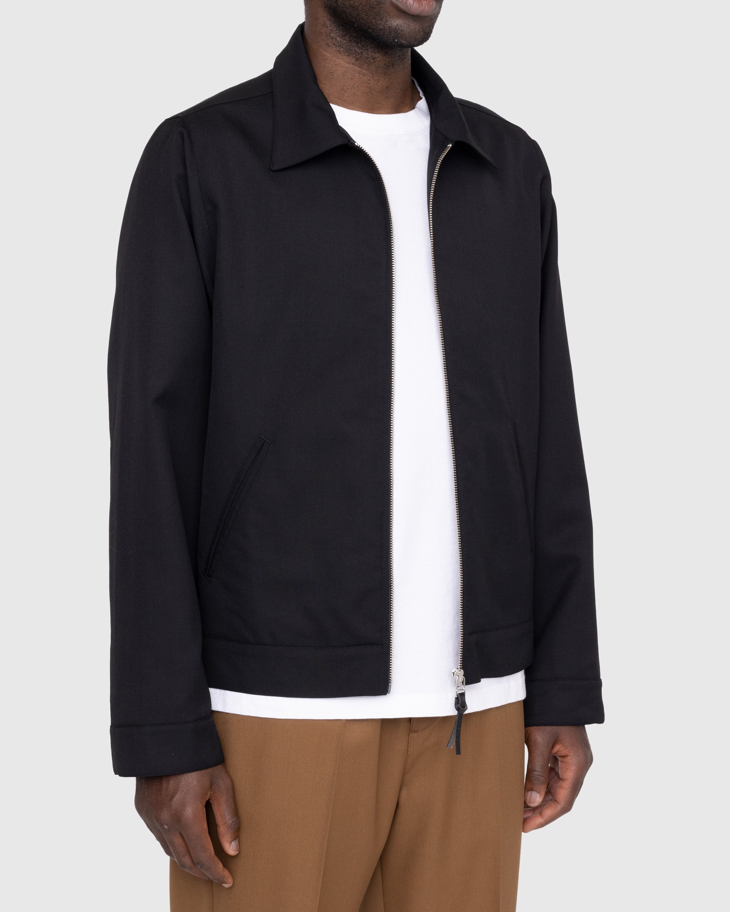 Highsnobiety - Wool Blend Garage Jacket Black - Clothing - Black - Image 4