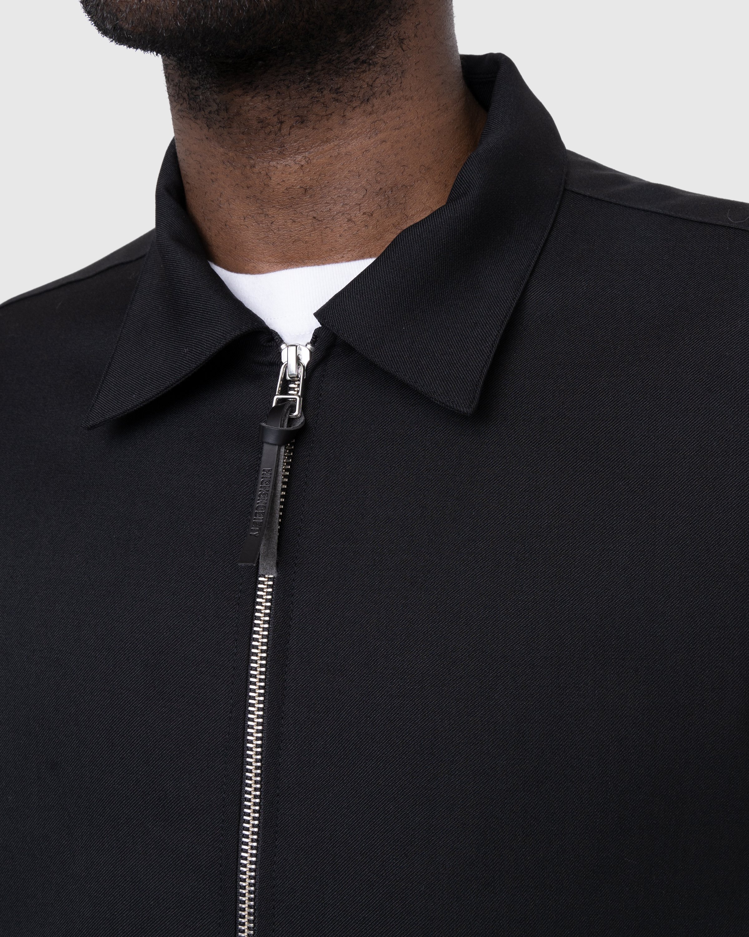 Highsnobiety - Wool Blend Garage Jacket Black - Clothing - Black - Image 8