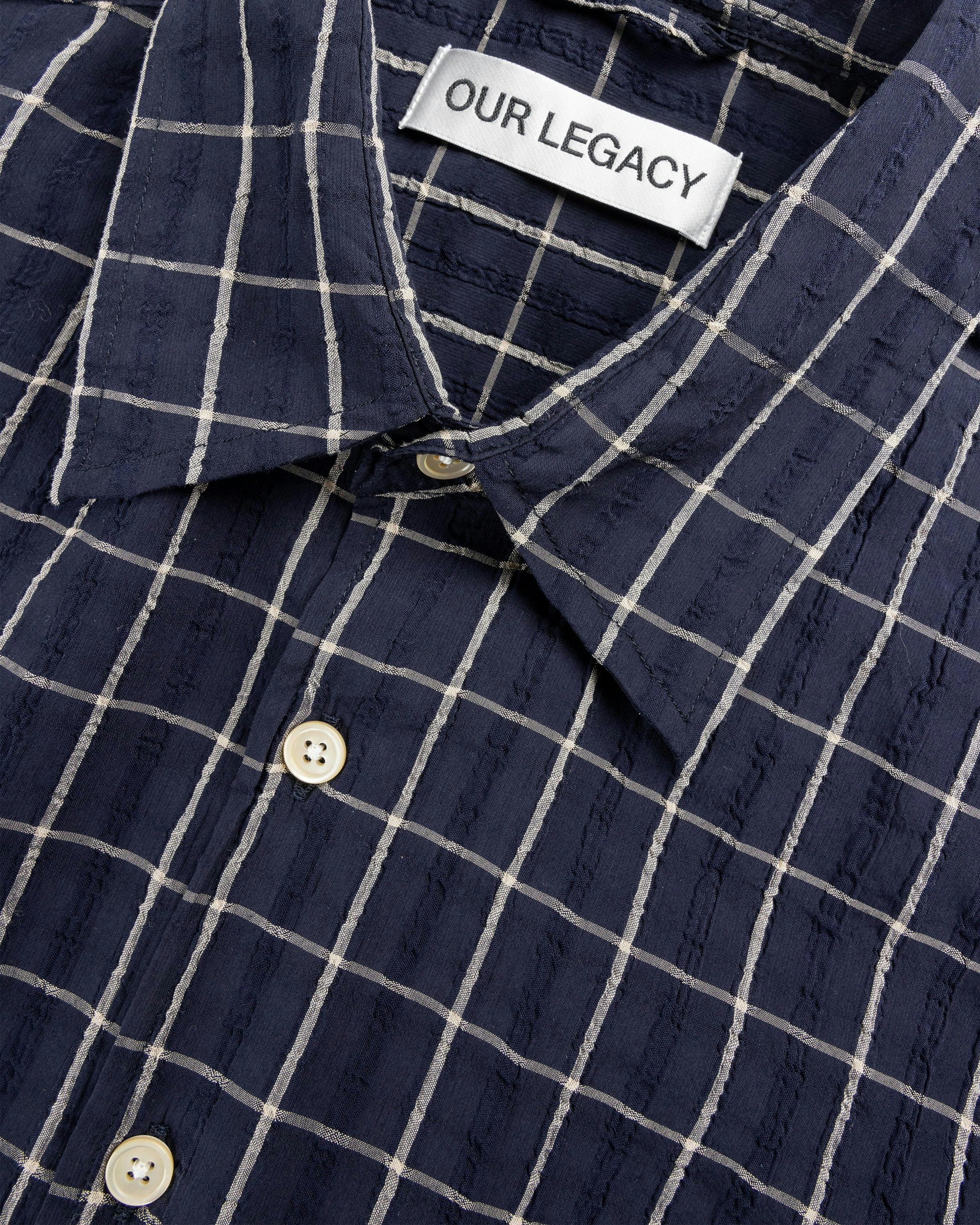 Our Legacy - Above Shirt Dark Mediterranean Check - Clothing - Grey - Image 6