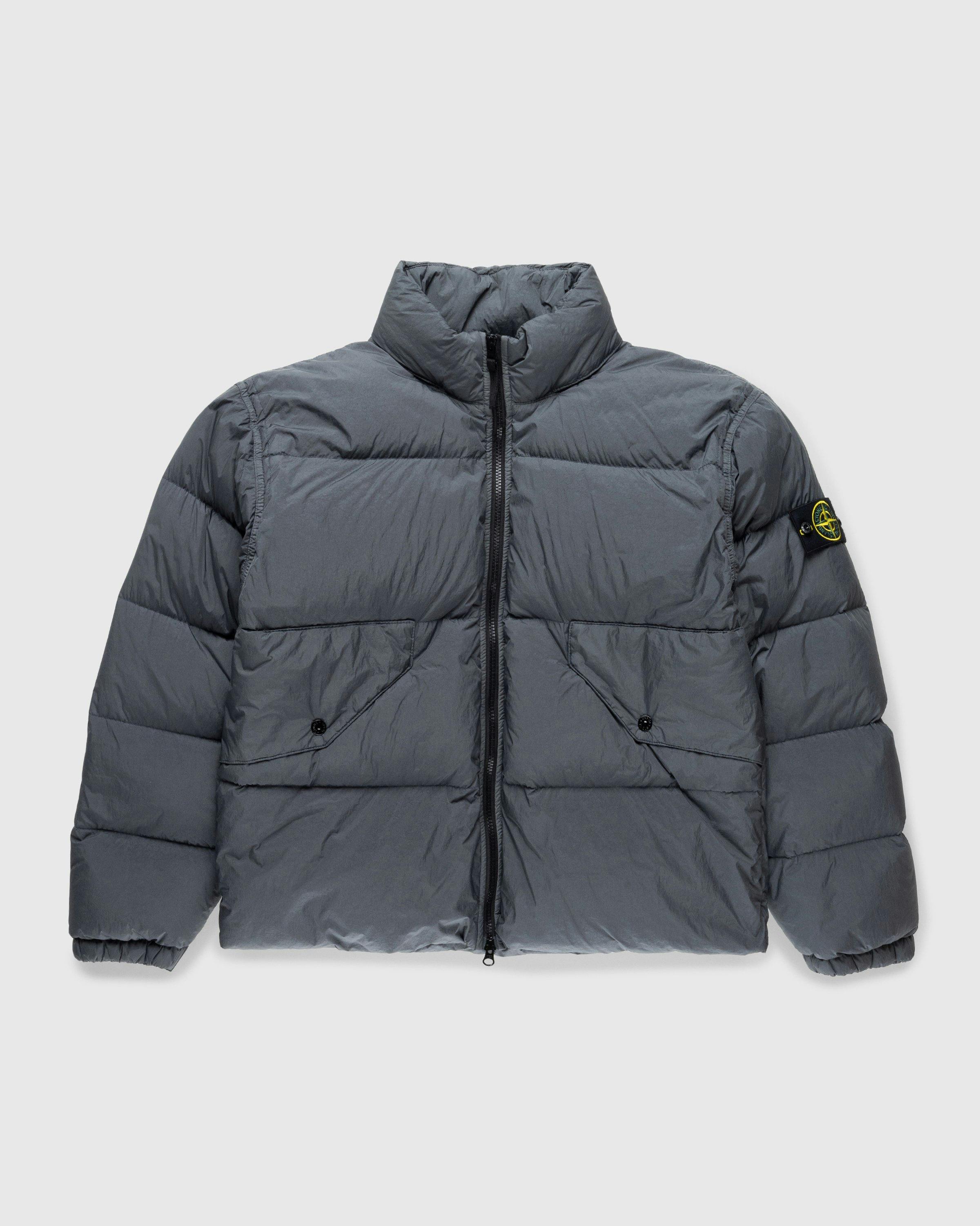 Stone Island - Garment-Dyed Recycled Nylon Down Jacket Lead Grey - Clothing - Grey - Image 1