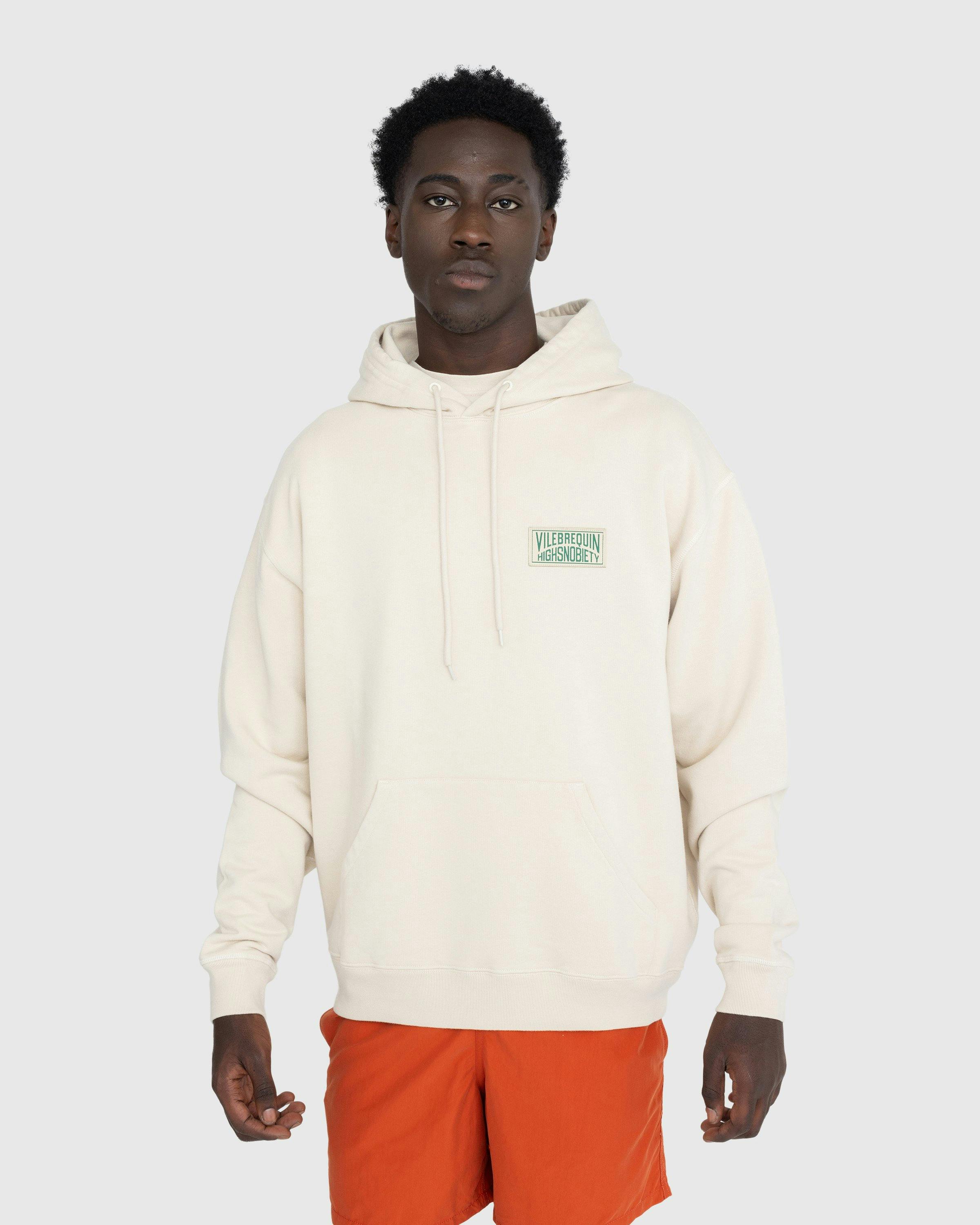 Vilebrequin x Highsnobiety - Logo Hoodie Eggshell - Clothing - Beige - Image 3