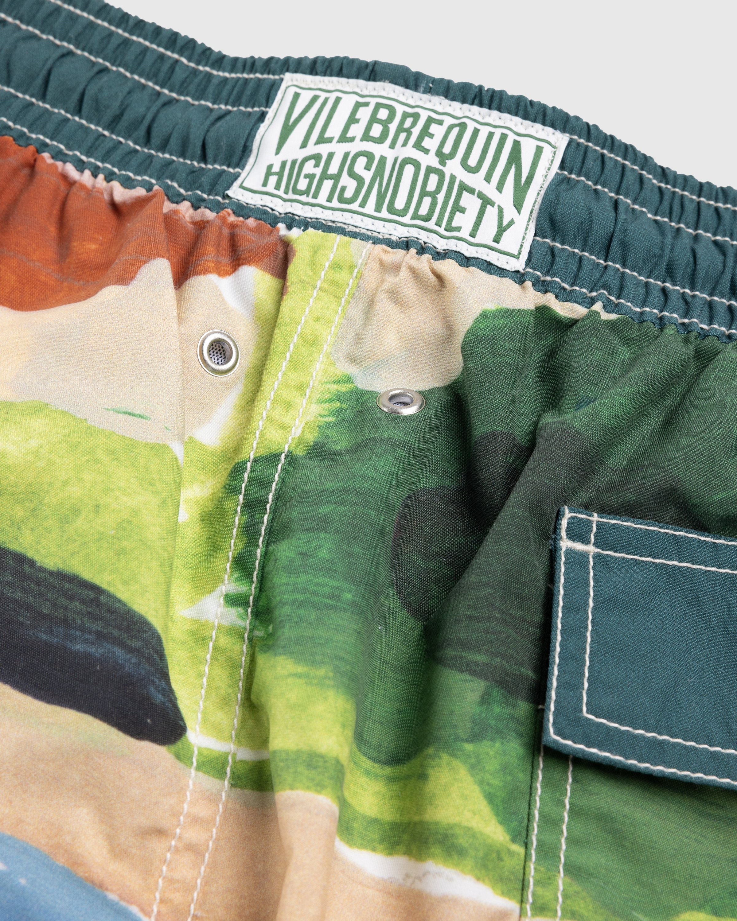 Vilebrequin x Highsnobiety - Printed Swim Shorts Chambray - Clothing - Blue - Image 4