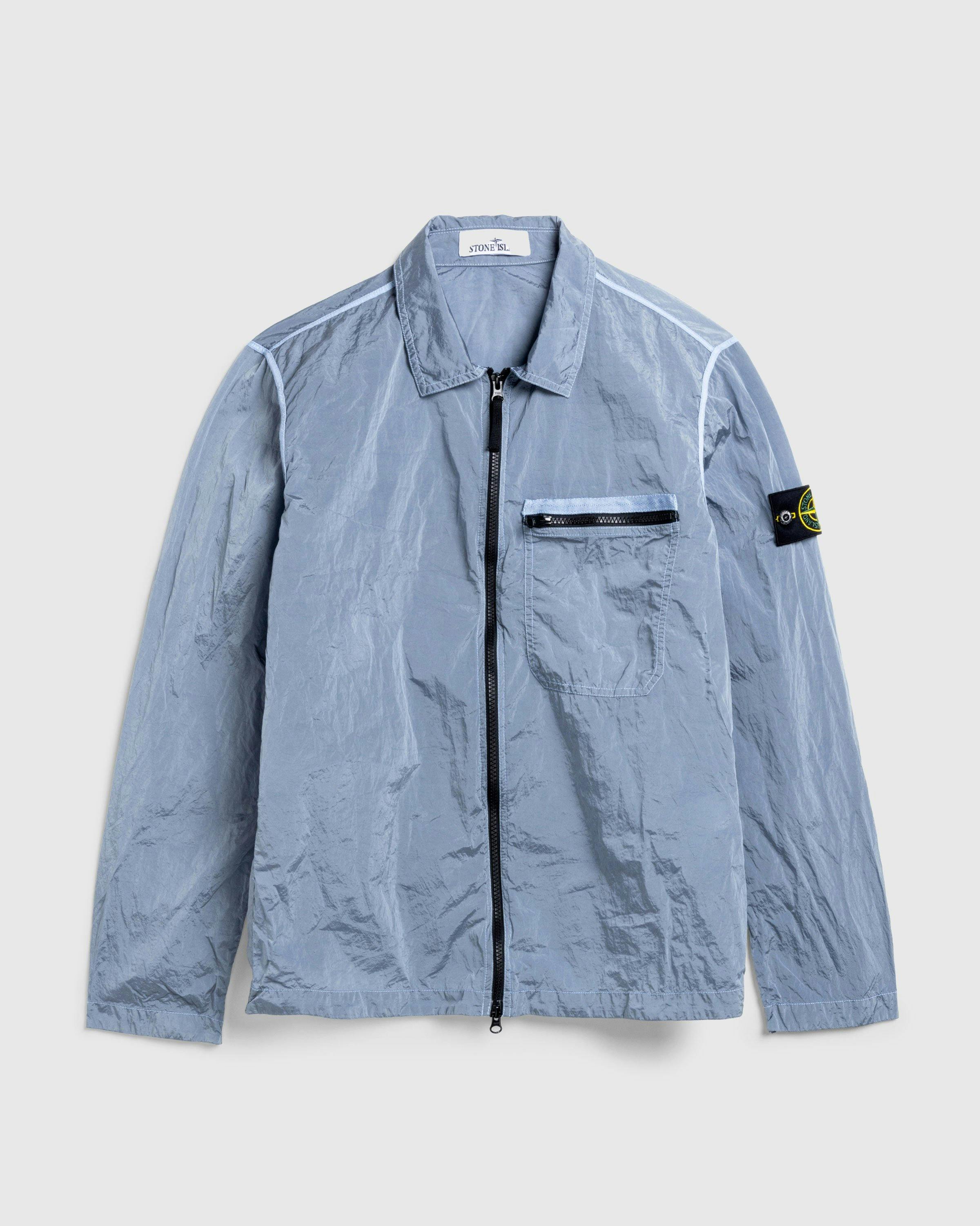 Stone Island - OVERSHIRT SKY BLUE - Clothing - Blue - Image 1