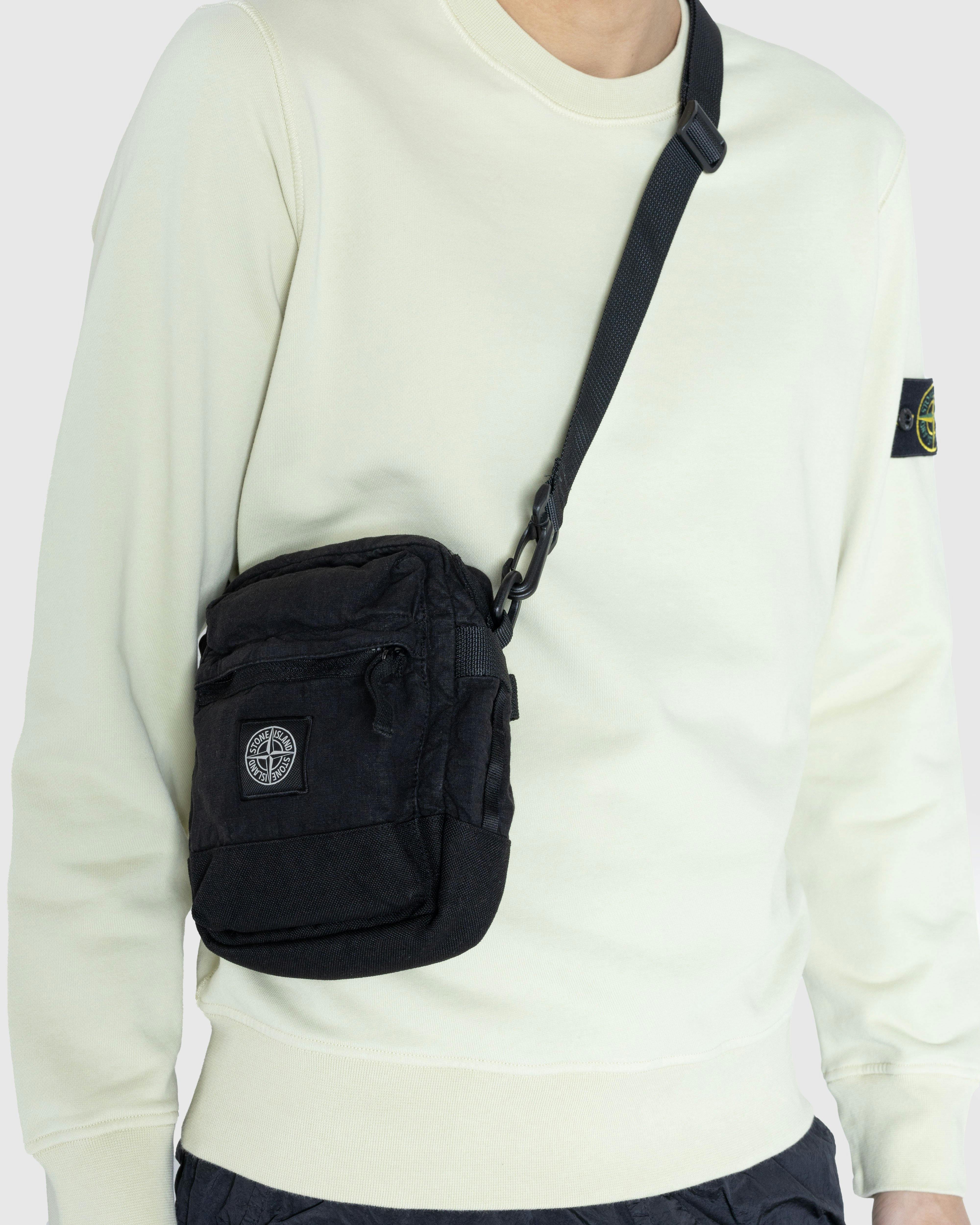 Stone Island - BUMBAG BLACK - Accessories - Black - Image 3