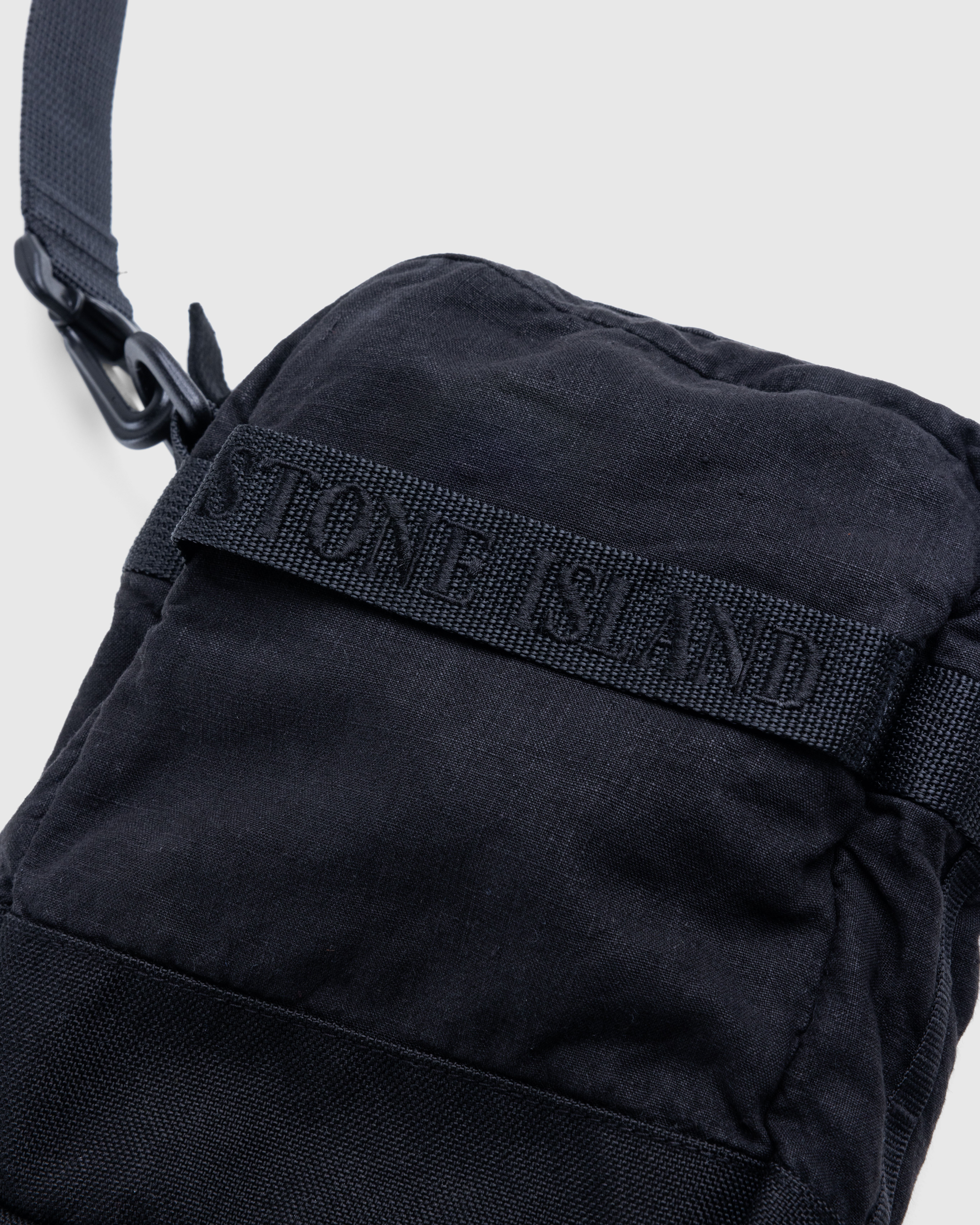 Stone Island - BUMBAG BLACK - Accessories - Black - Image 4
