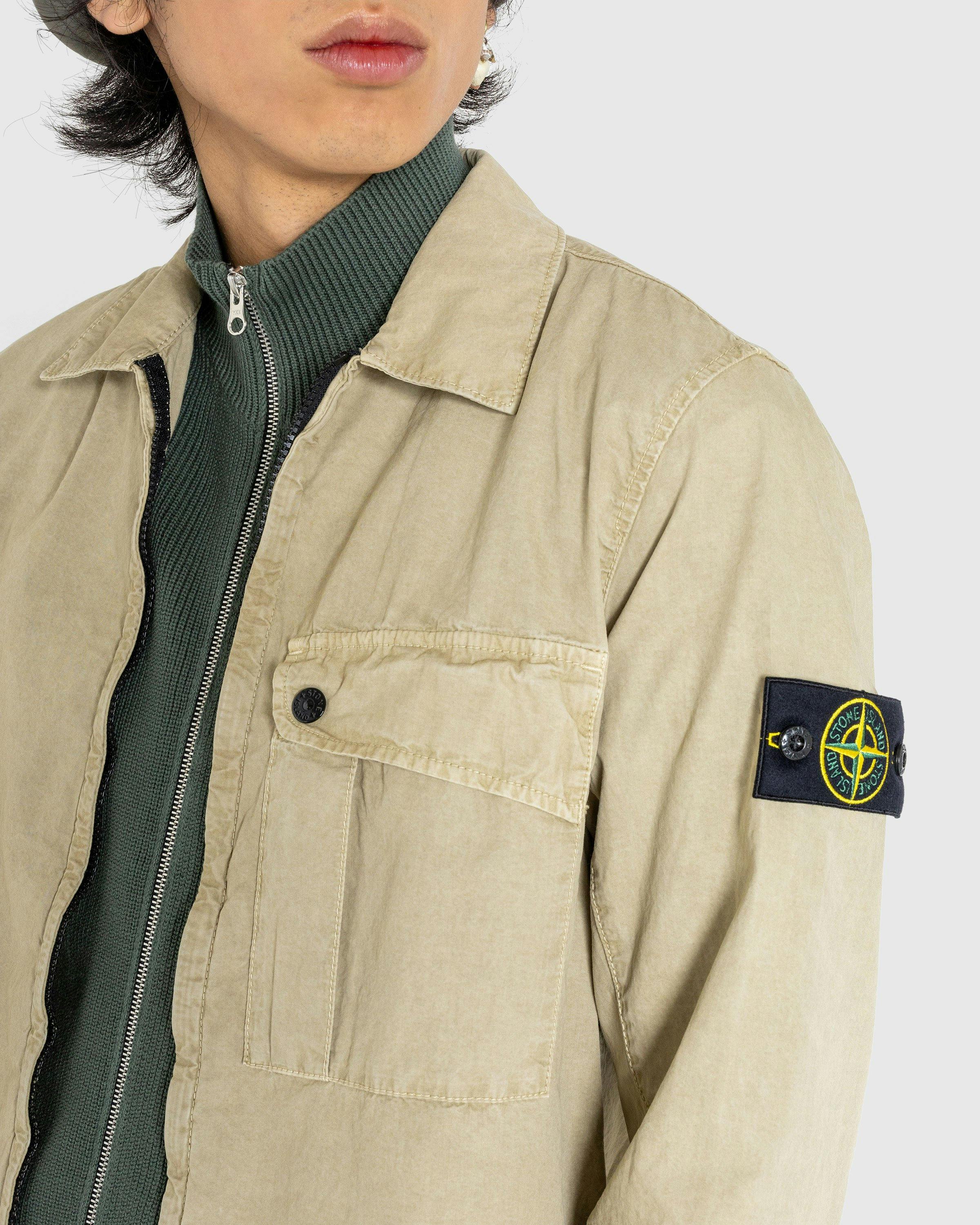 Stone Island - OVERSHIRT SAND - Clothing - Beige - Image 5