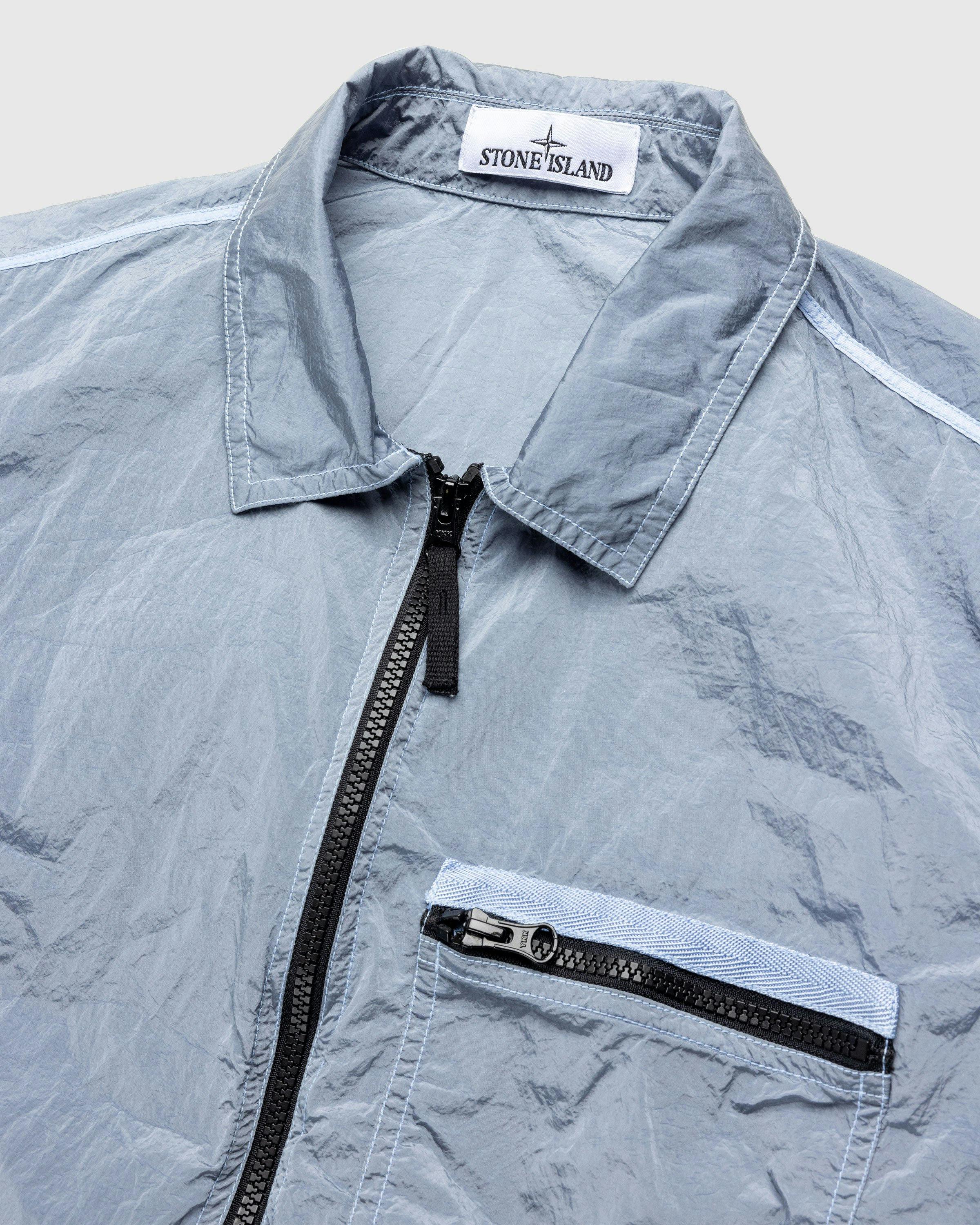 Stone Island - OVERSHIRT SKY BLUE - Clothing - Blue - Image 6