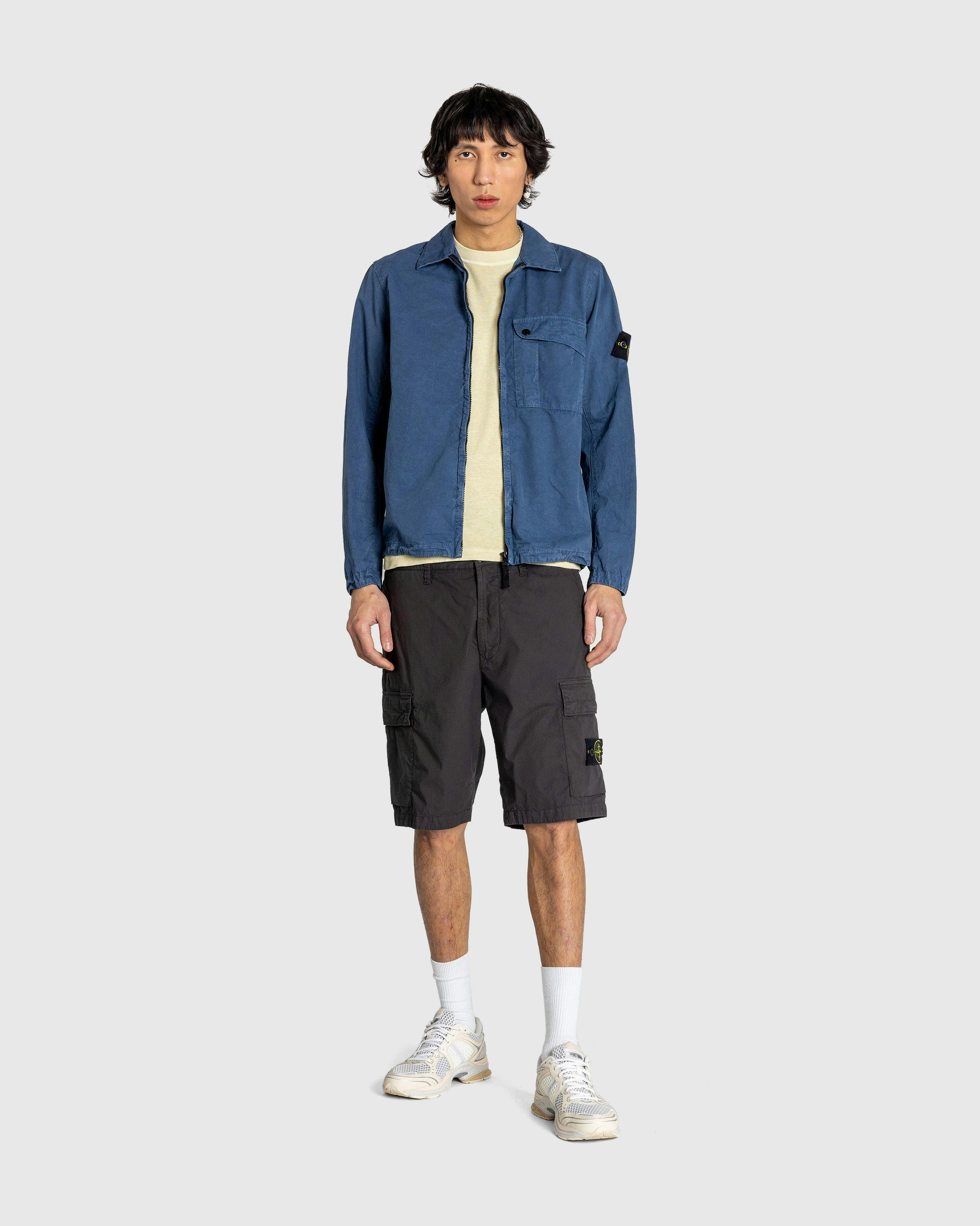 Stone Island - OVERSHIRT DARK BLUE - Clothing - Blue - Image 3