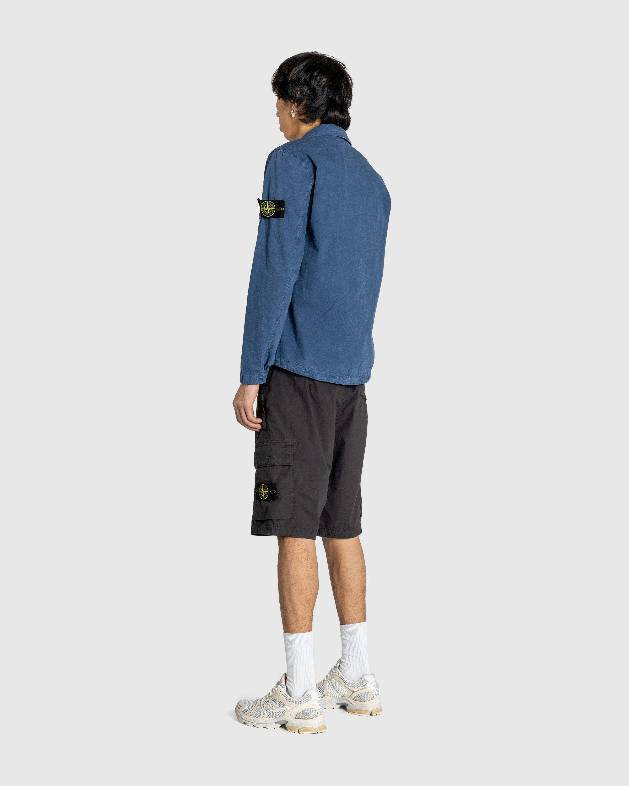 Stone Island - OVERSHIRT DARK BLUE - Clothing - Blue - Image 4